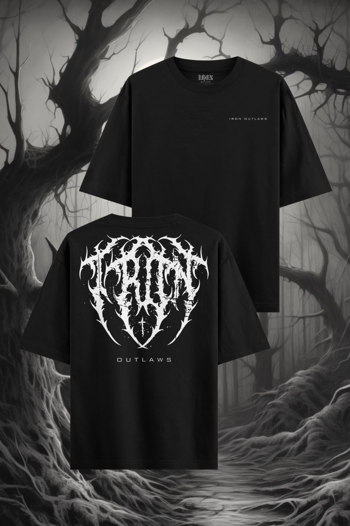 Death & Iron Oversized Tee