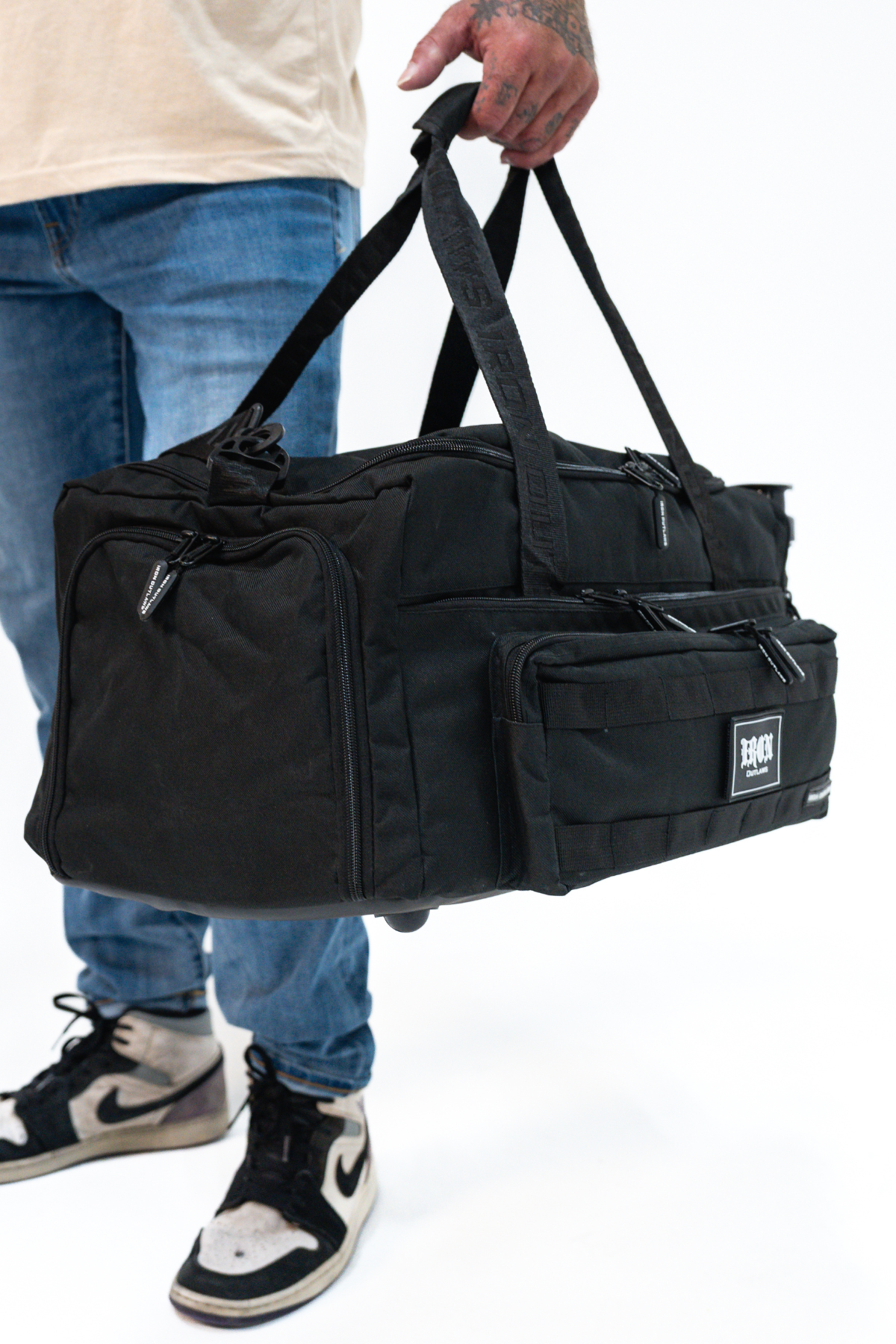 45L Iron Duffle Bag Black