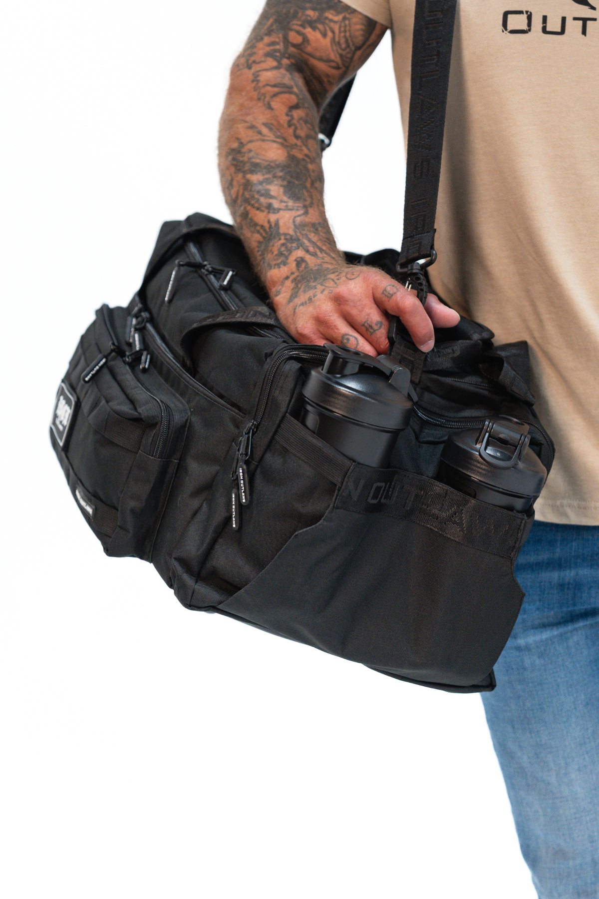 45L Iron Duffle Bag Black