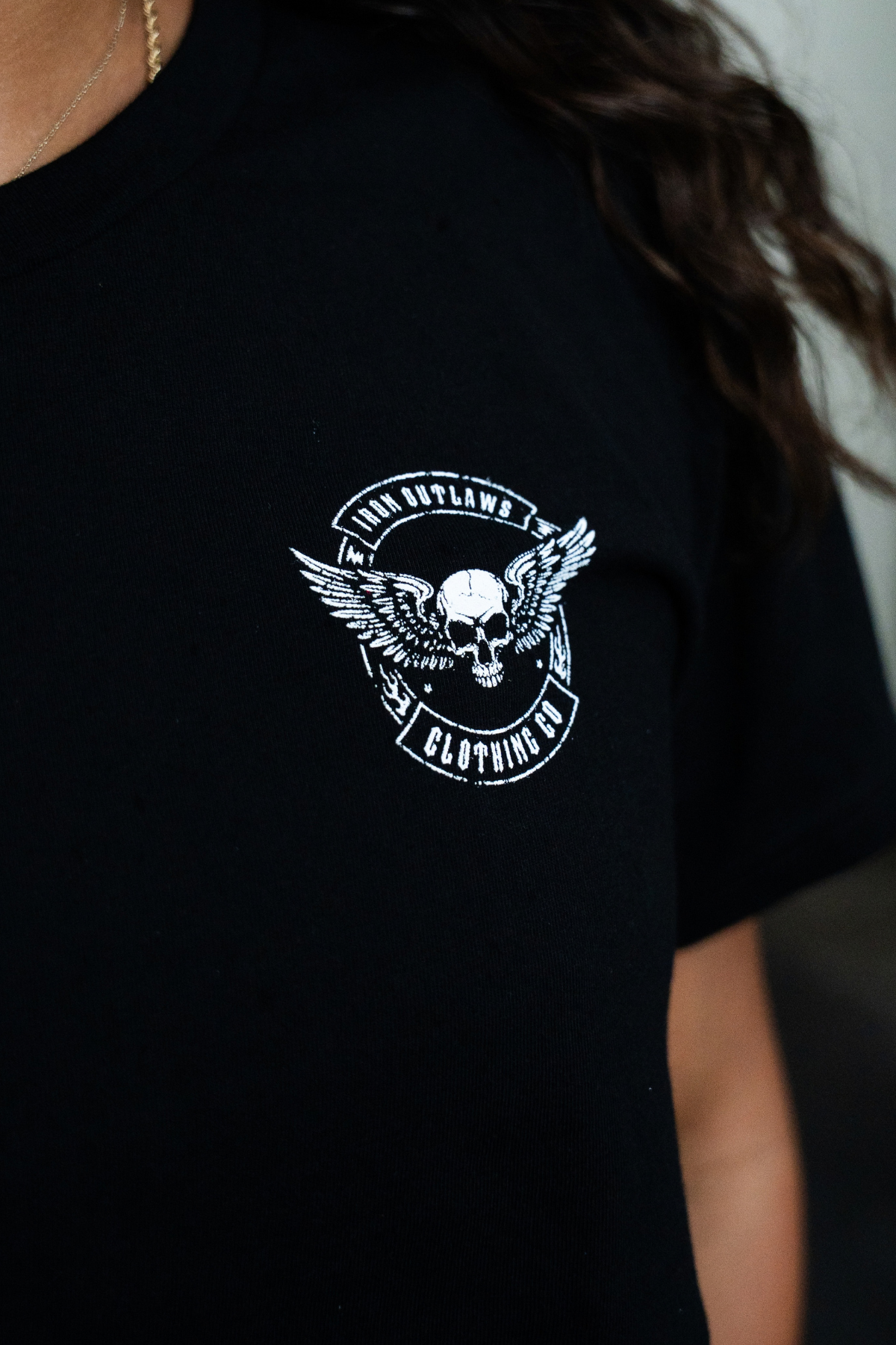 Iron Cross Crop Top