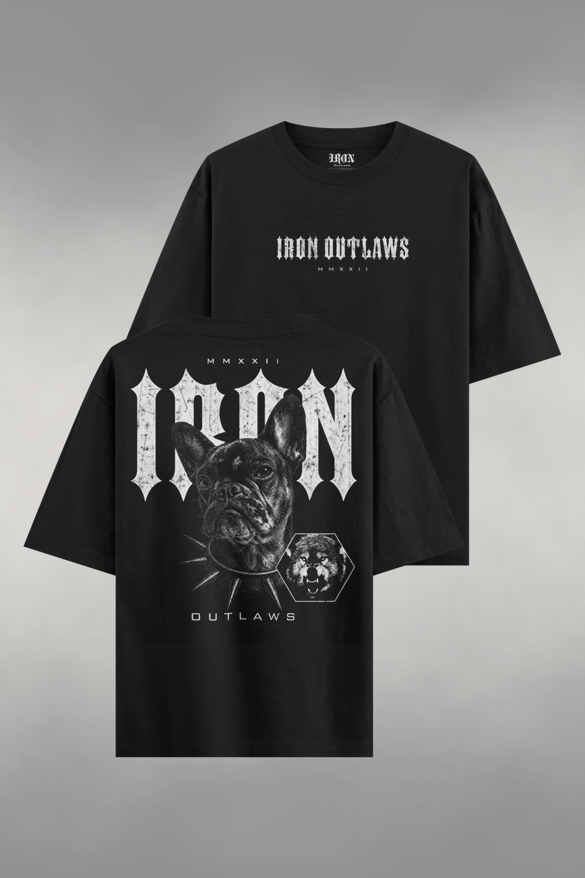 Iron Frenchie Oversized Tee