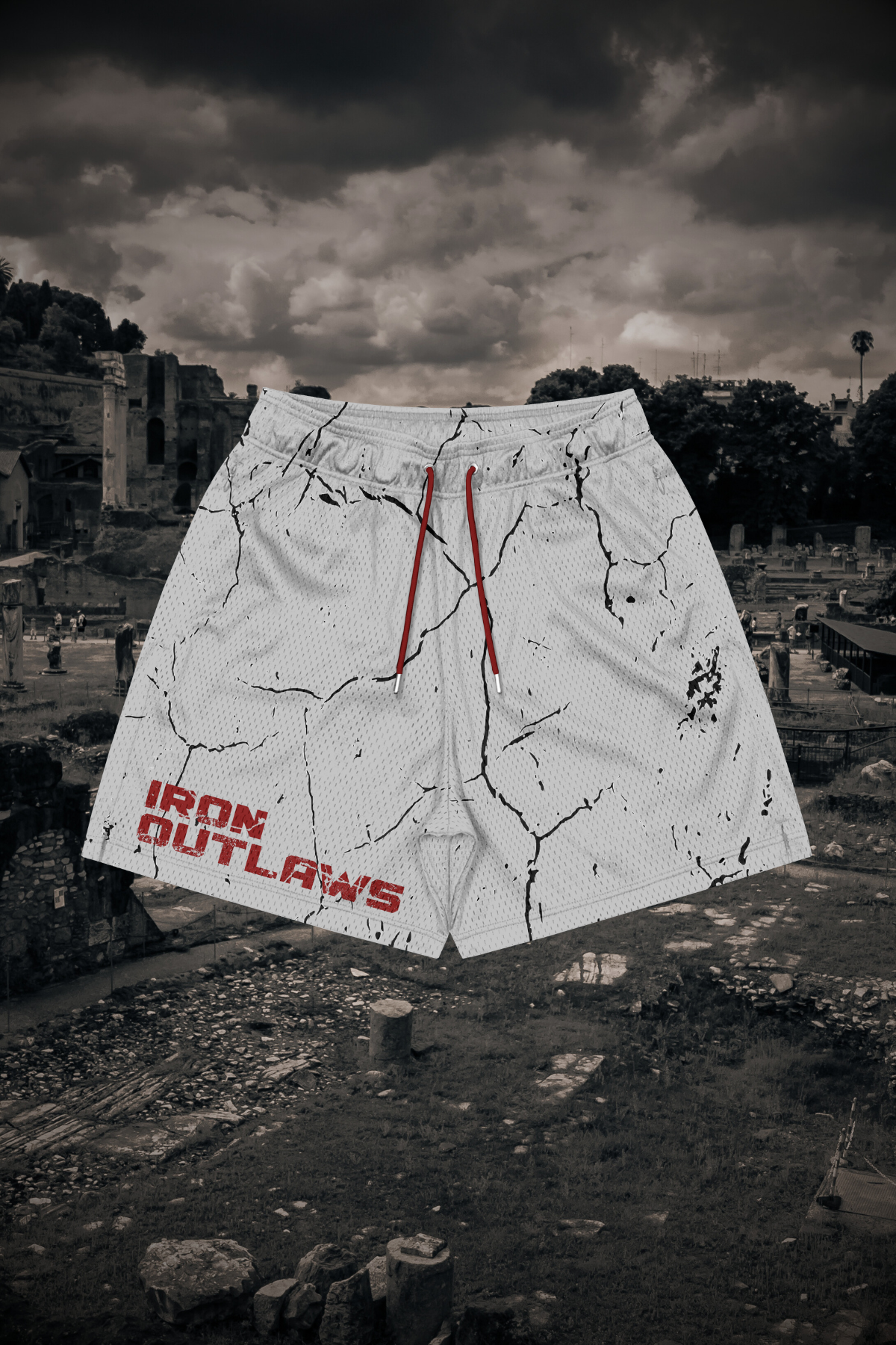 Iron Crown Mesh Shorts