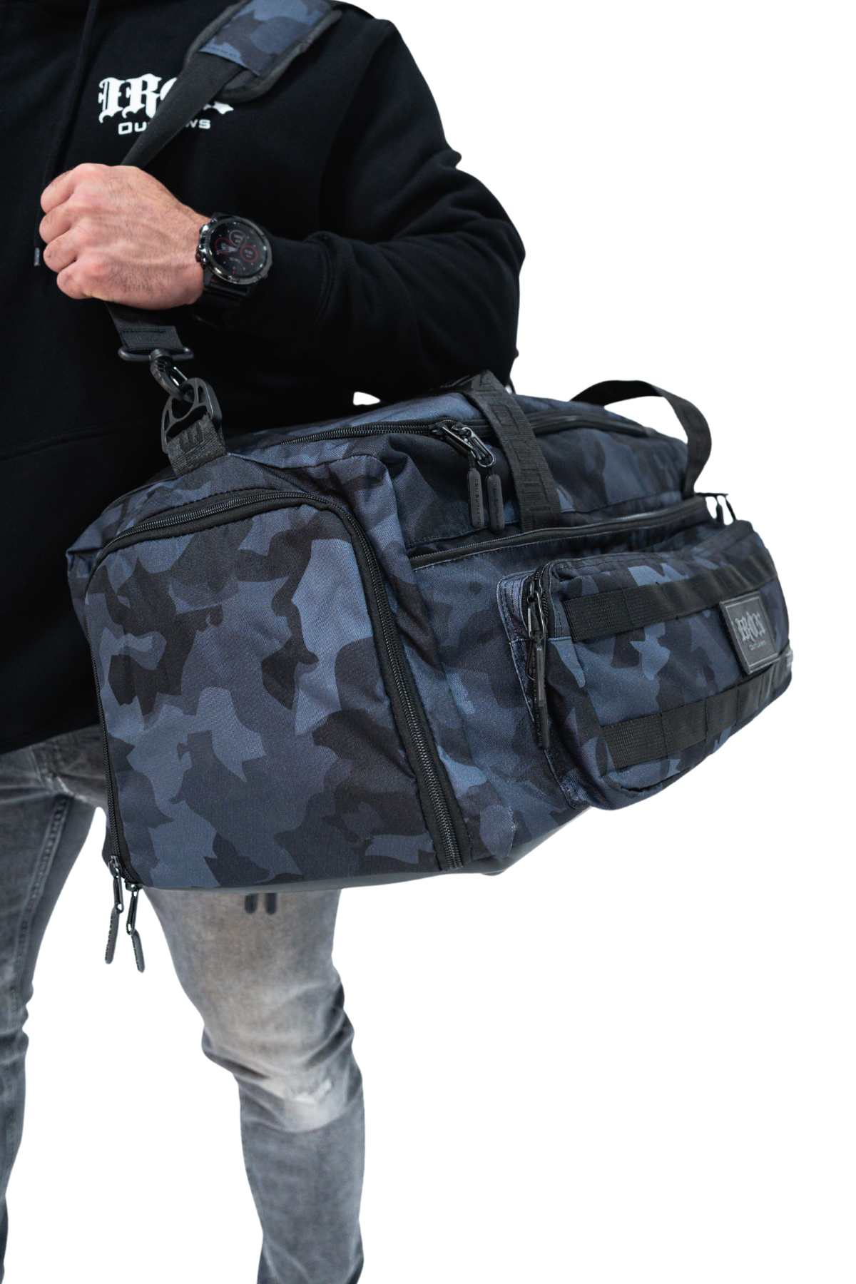 45L Iron Duffle Bag Midnight Camo