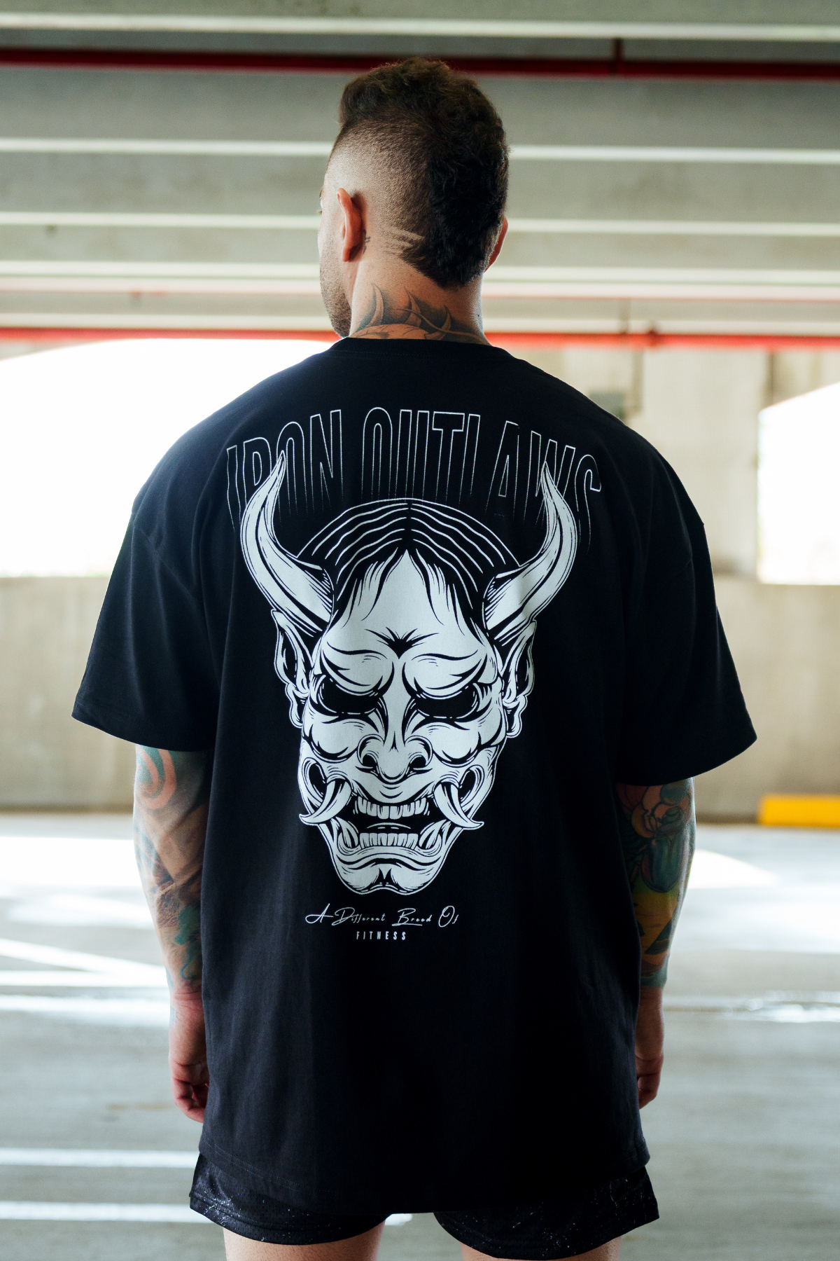 Oni Mask Oversized Tee