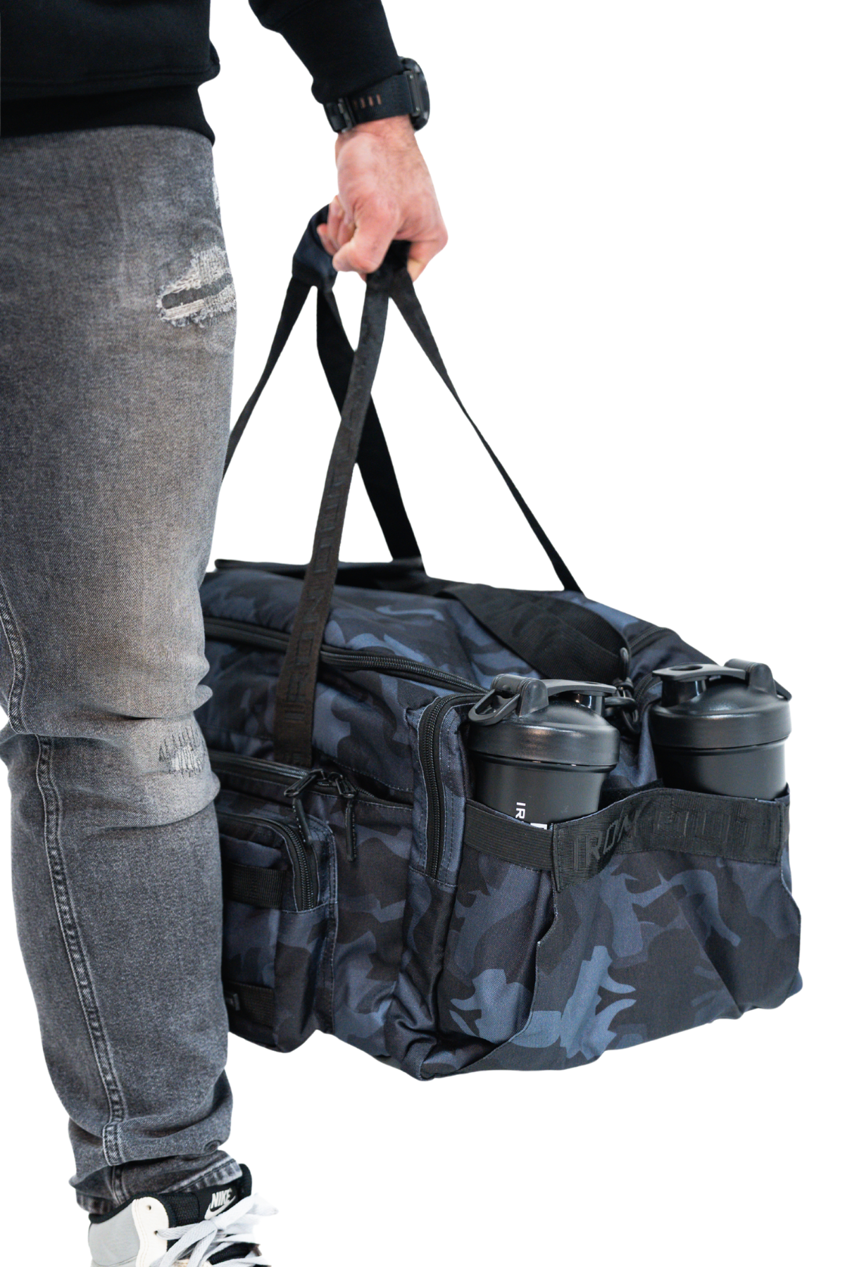45L Iron Duffle Bag Midnight Camo