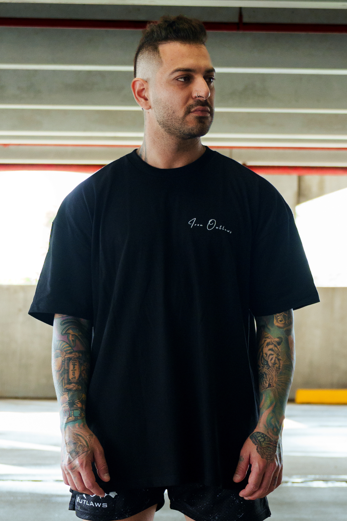 Oni Mask Oversized Tee