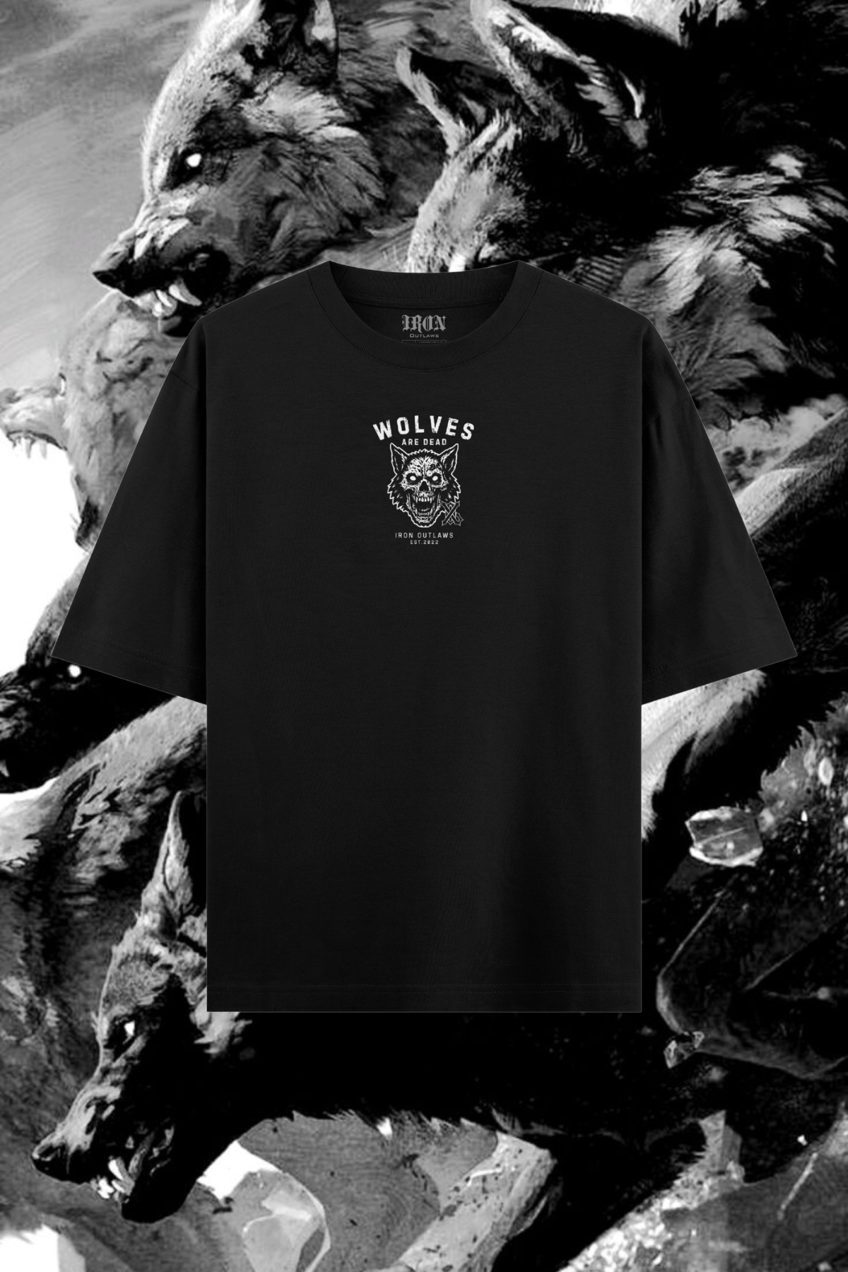 Wolves Are Dead Oversized Tee V2