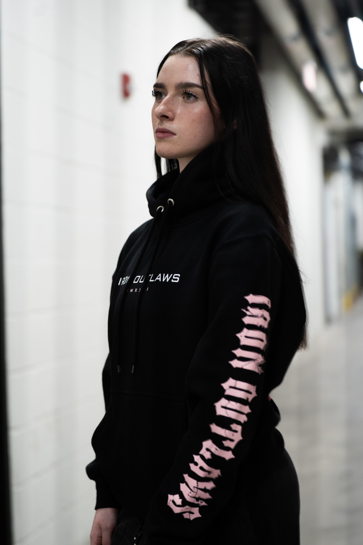 Pink Oni Midweight Hoodie