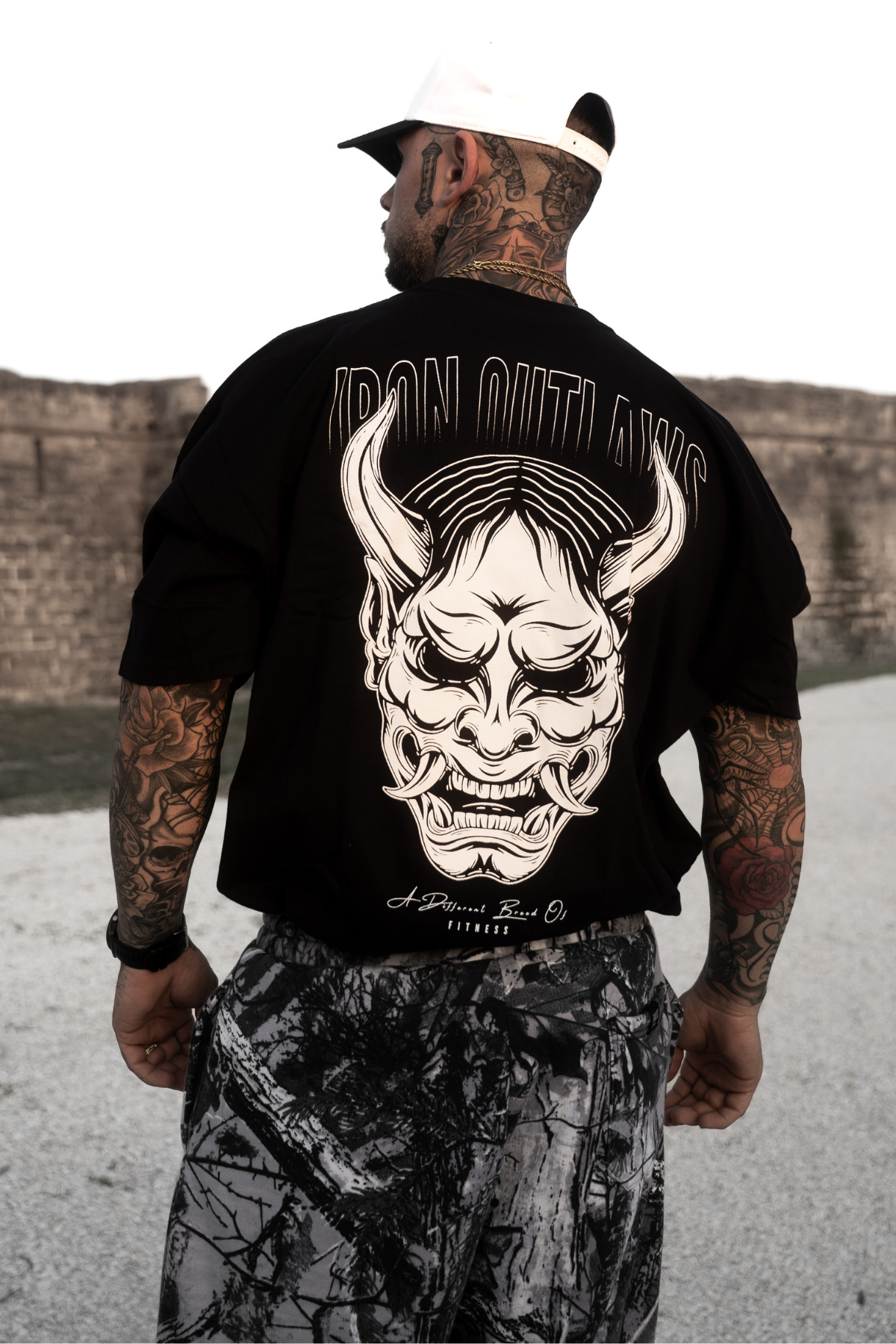 Oni Mask Oversized Tee