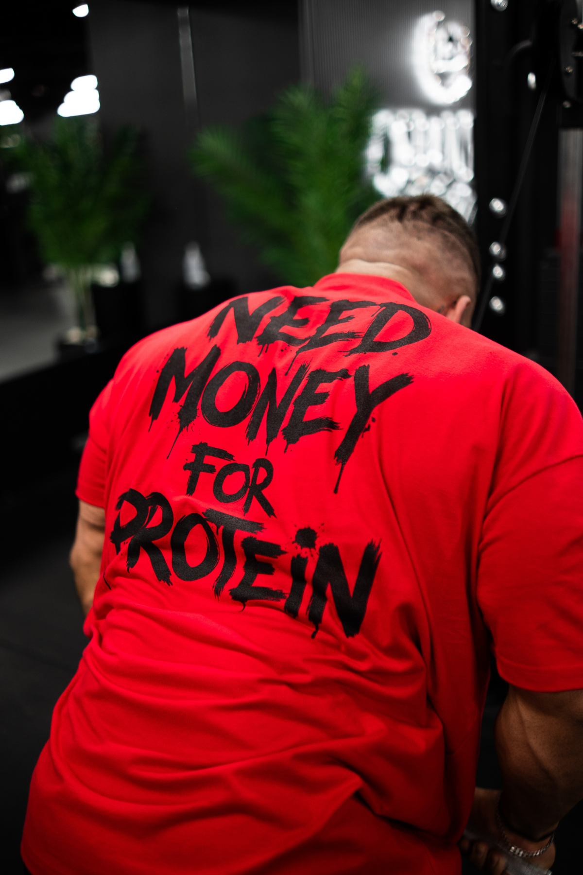 Money For Protein Oversized Tee
