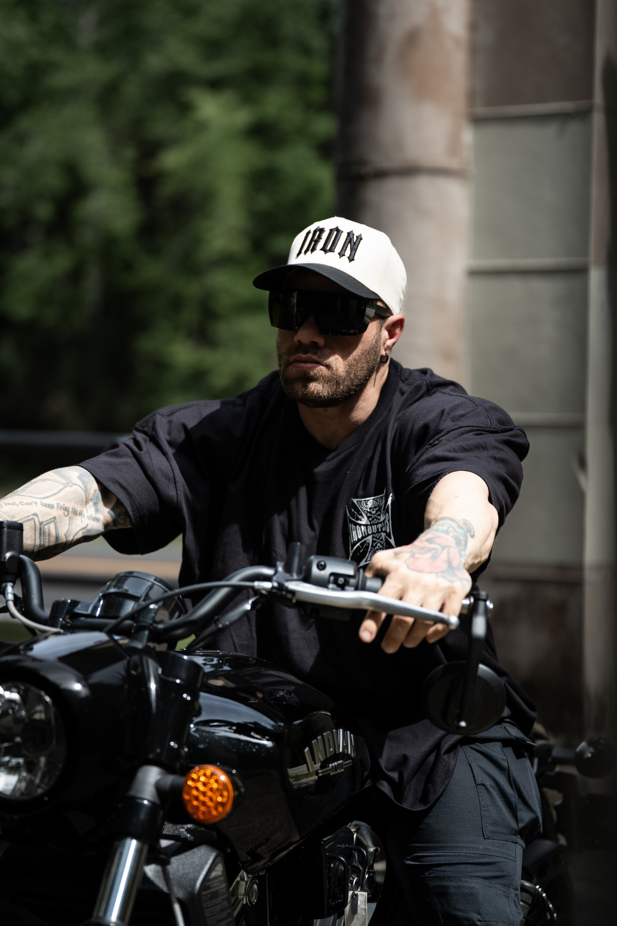 Iron Cross Oversized Tee