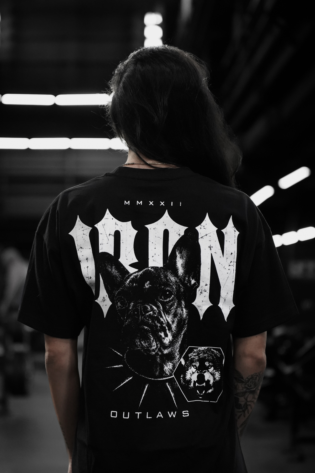 Iron Frenchie Oversized Tee