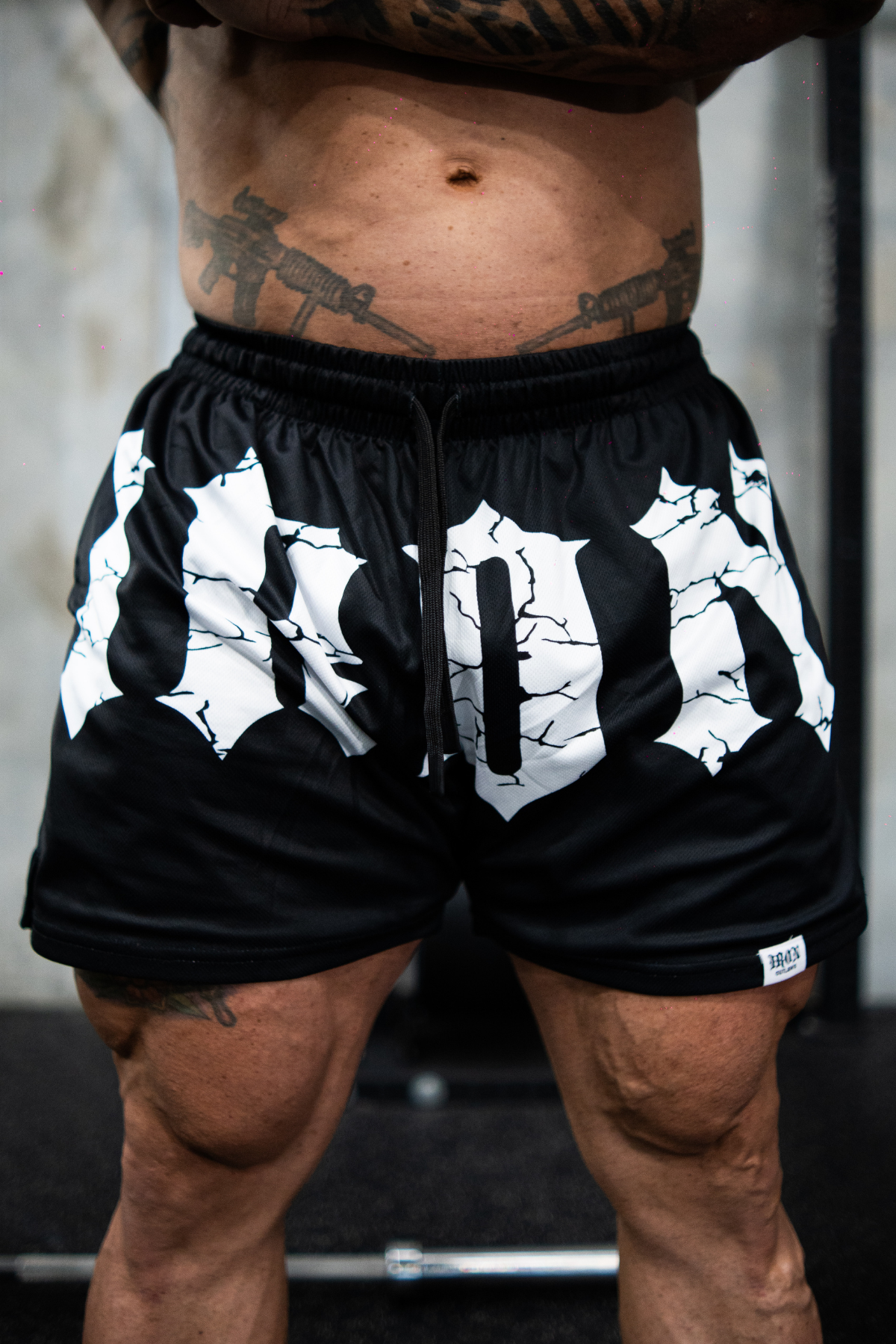 Iron Family Mesh Shorts Black