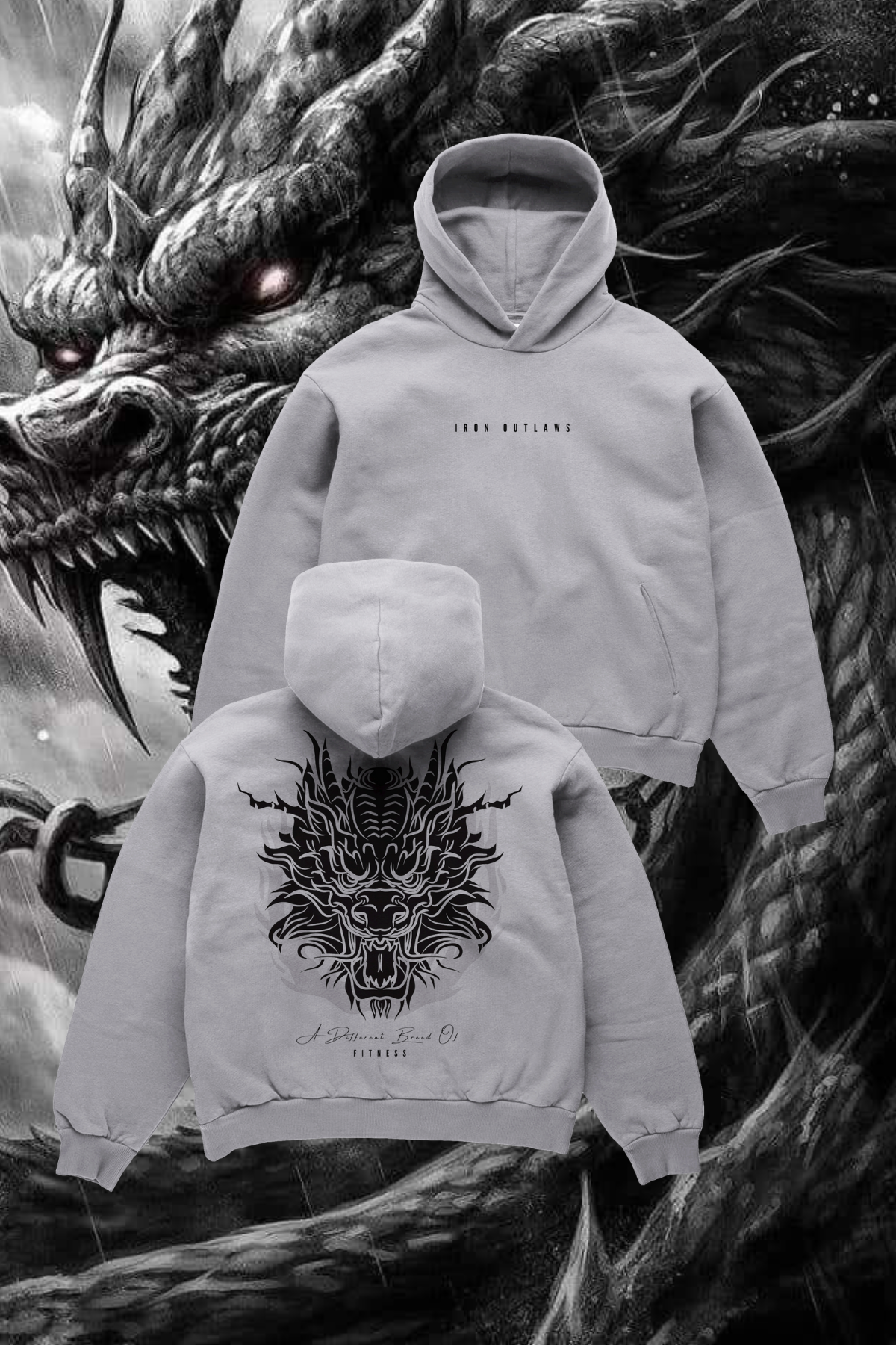 Iron Dragon Heavyweight Hoodie