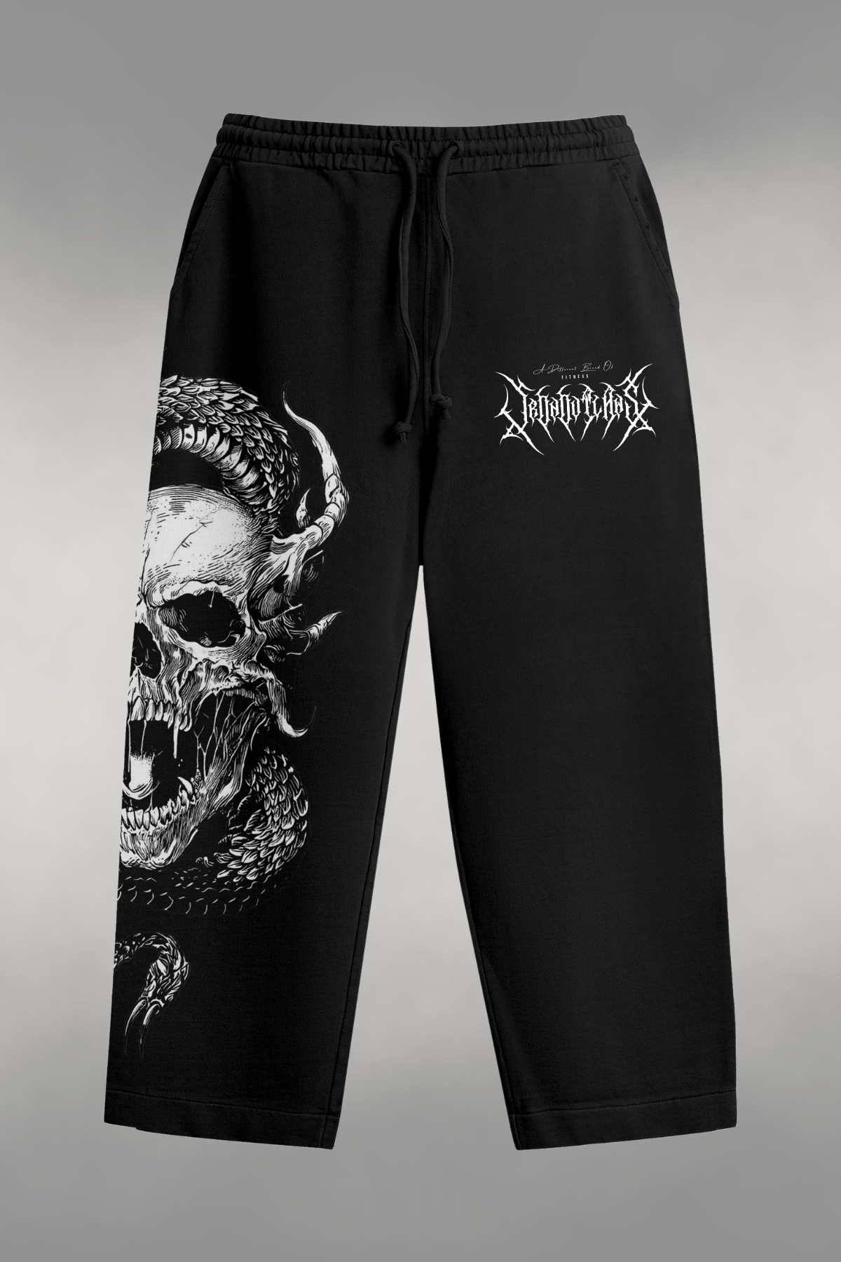 Midweight Black Serpent Sweatpants