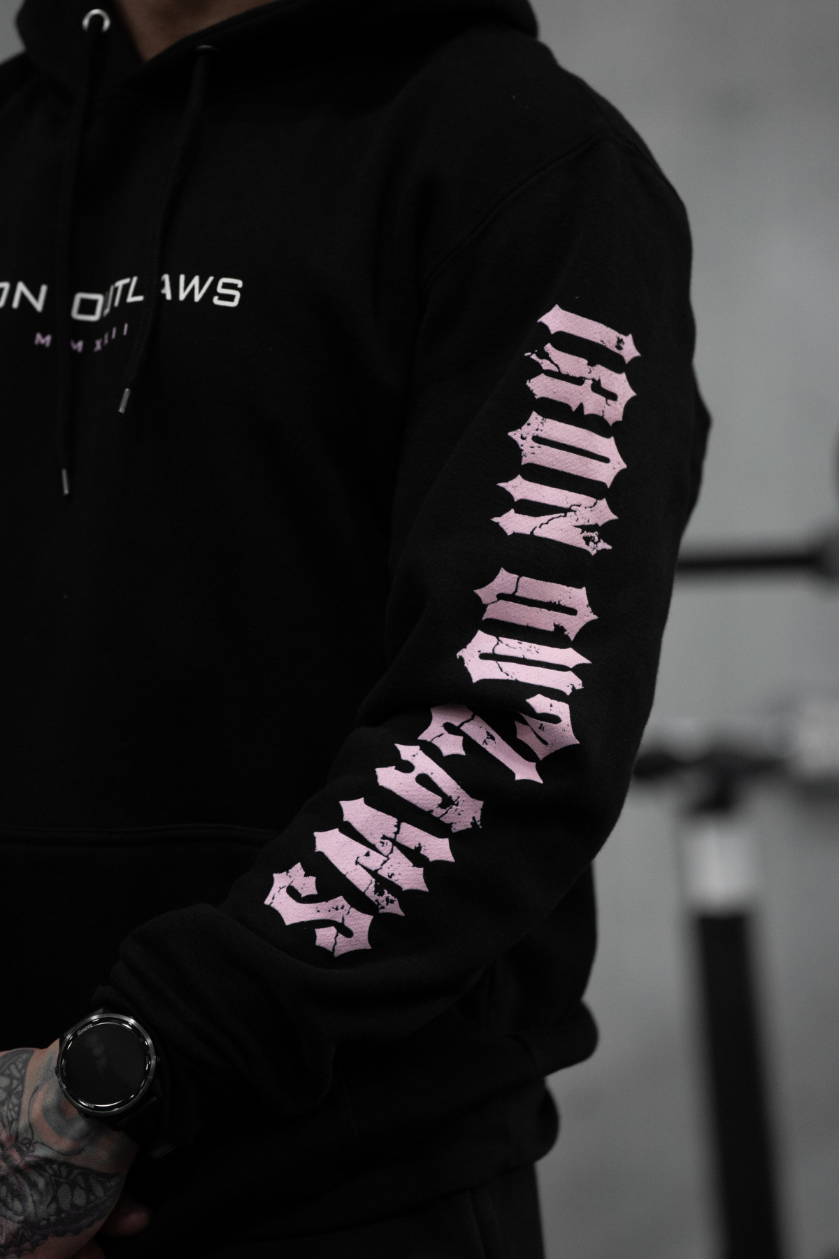 Pink Oni Midweight Hoodie