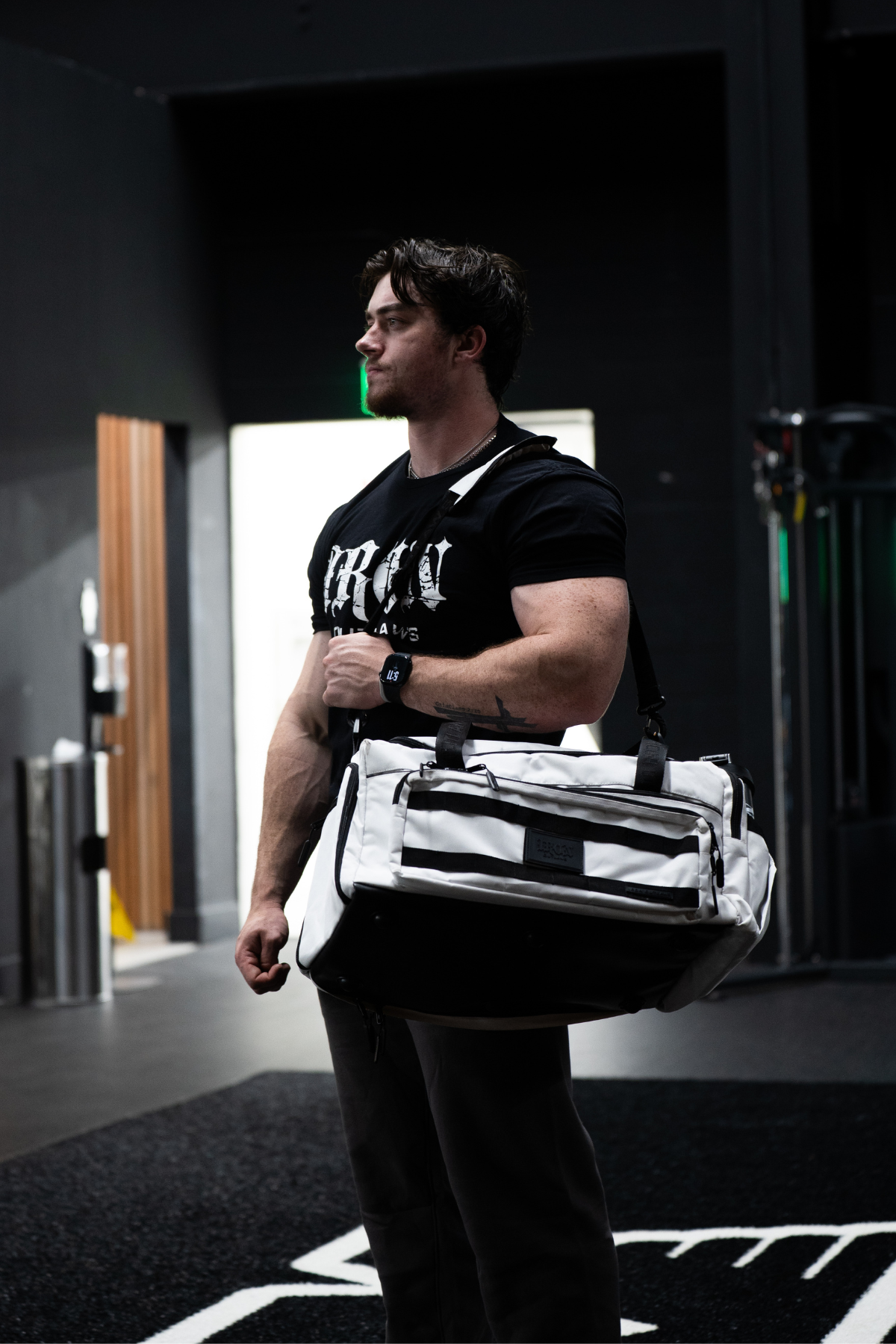 45L Iron Duffle Bag White