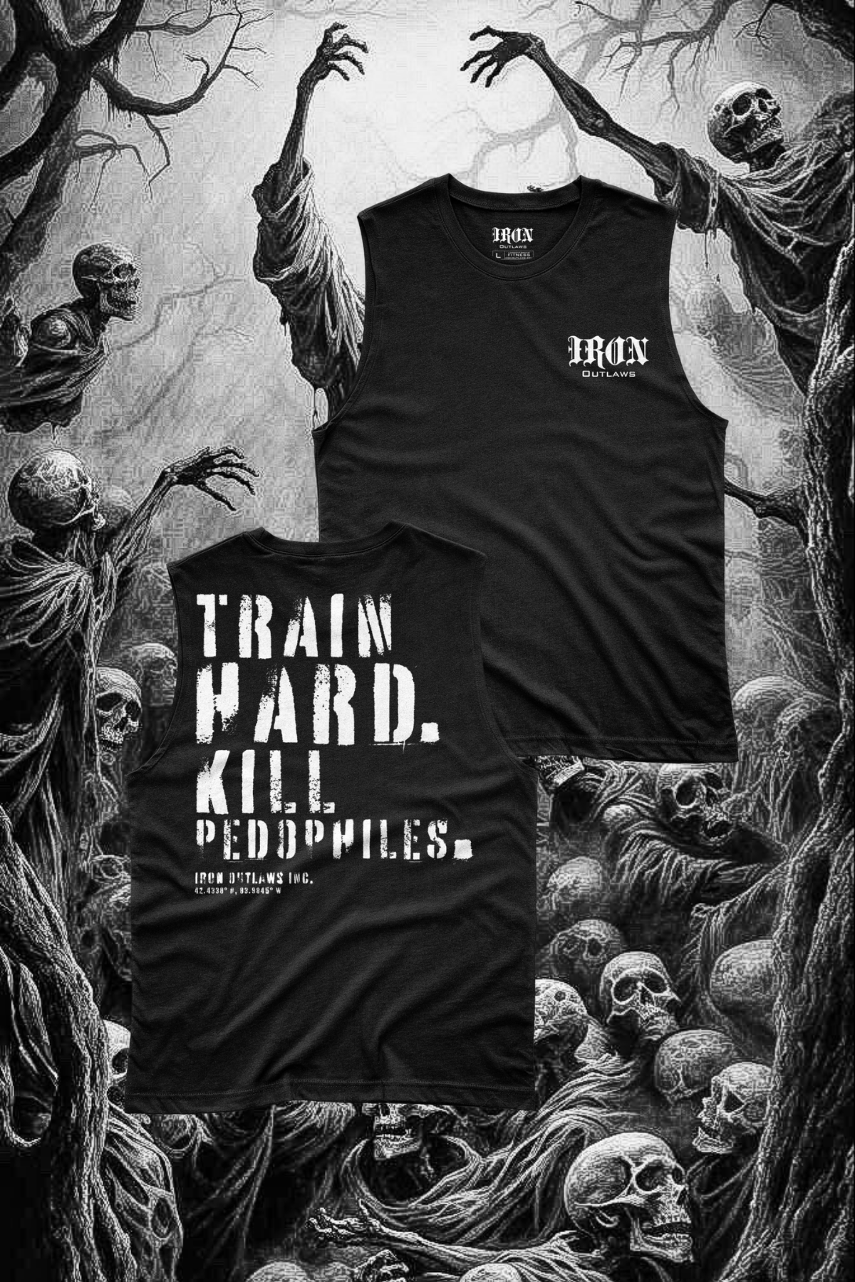 Train Hard Sleeveless Tee