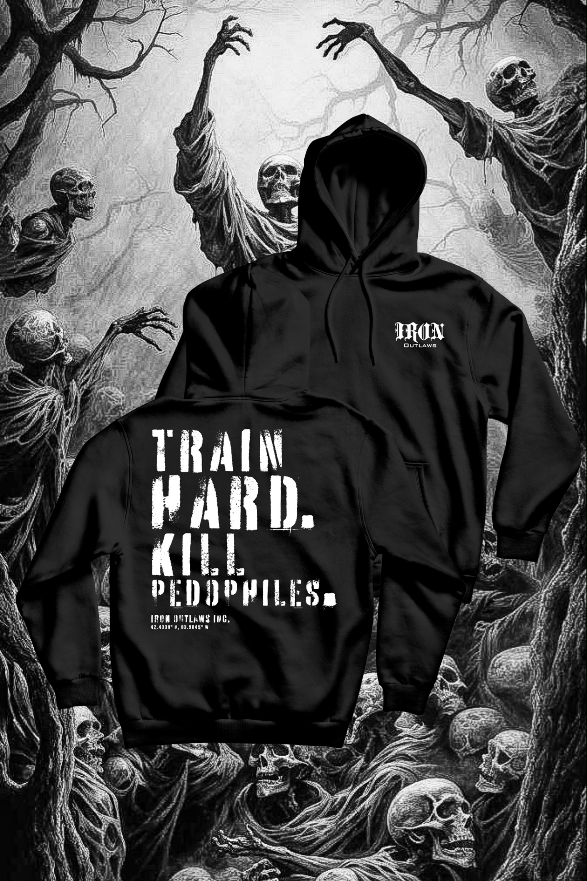 Train Hard Midweight Hoodie
