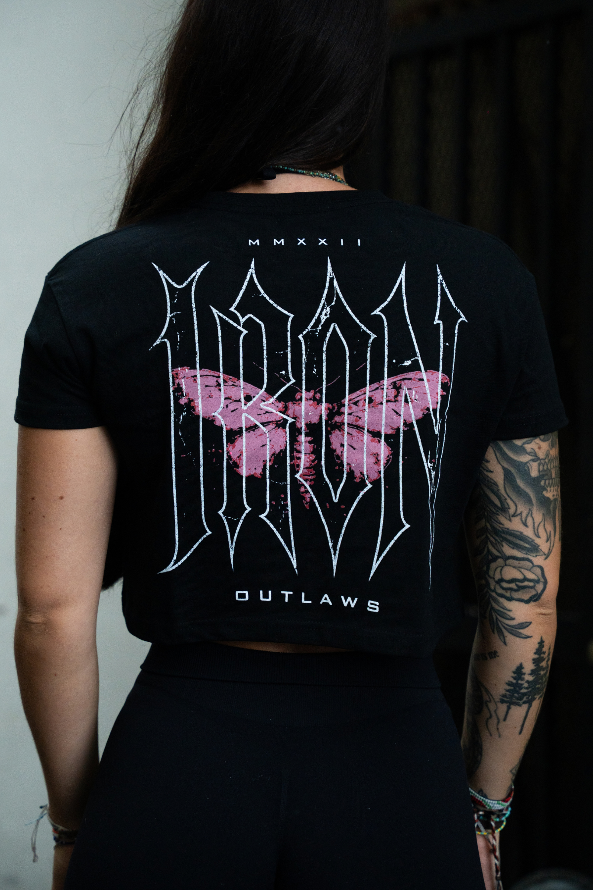 Death Moth Crop Top
