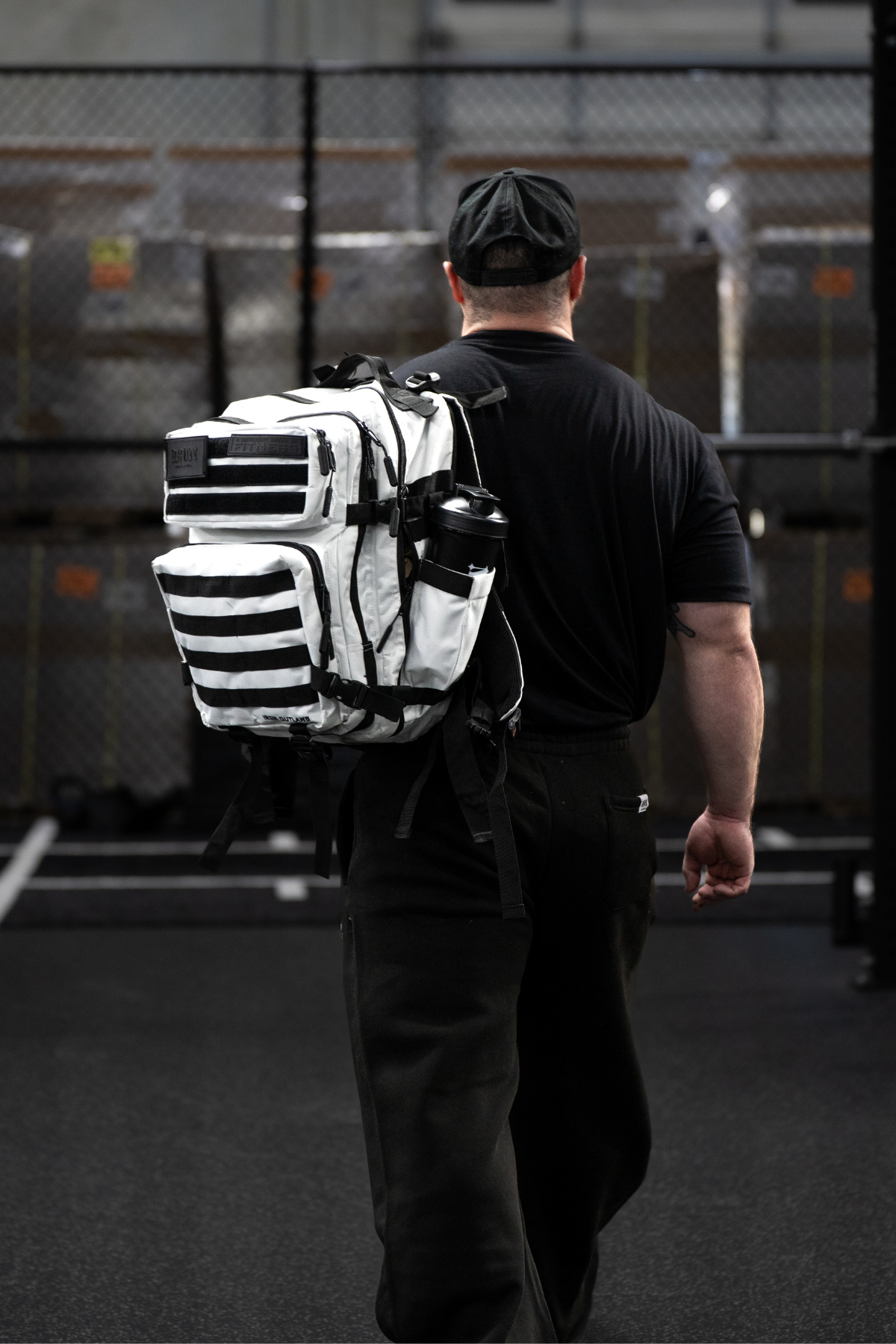 35L Iron Backpack White