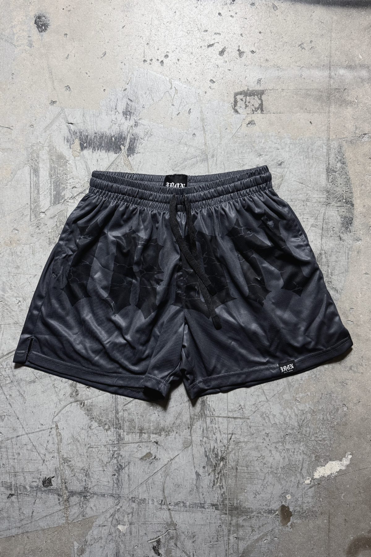 Iron Family Mesh Shorts Grey