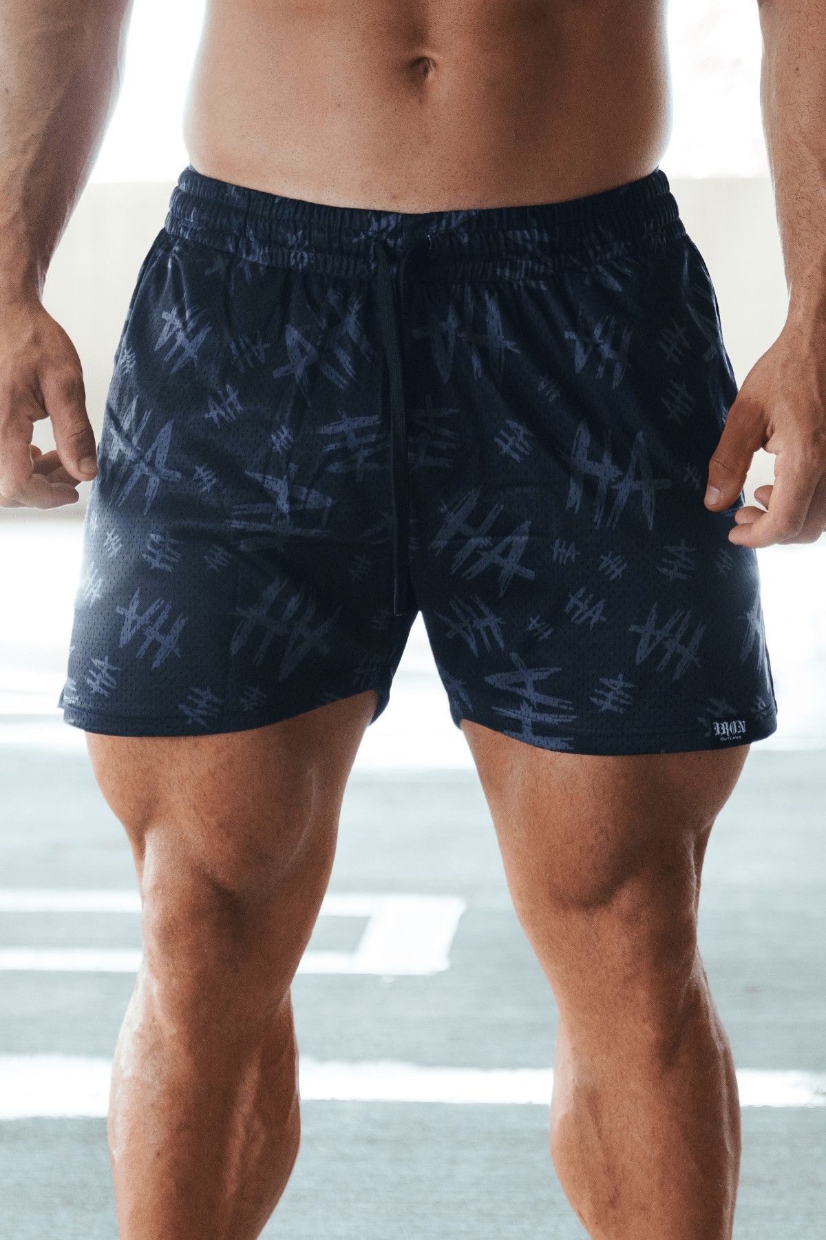 Iron Outlaws Shorts S(26-30) Joker Mesh Shorts