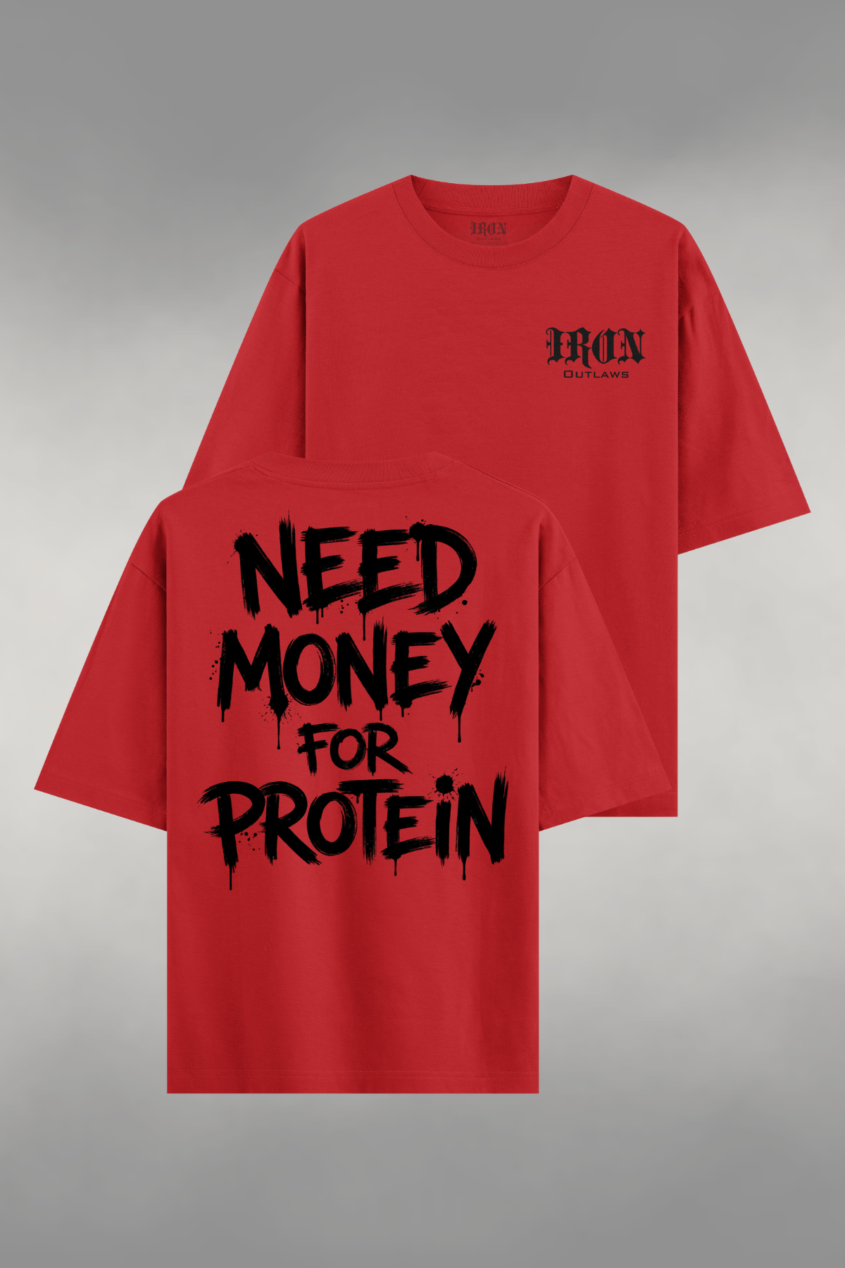 Money For Protein Oversized Tee