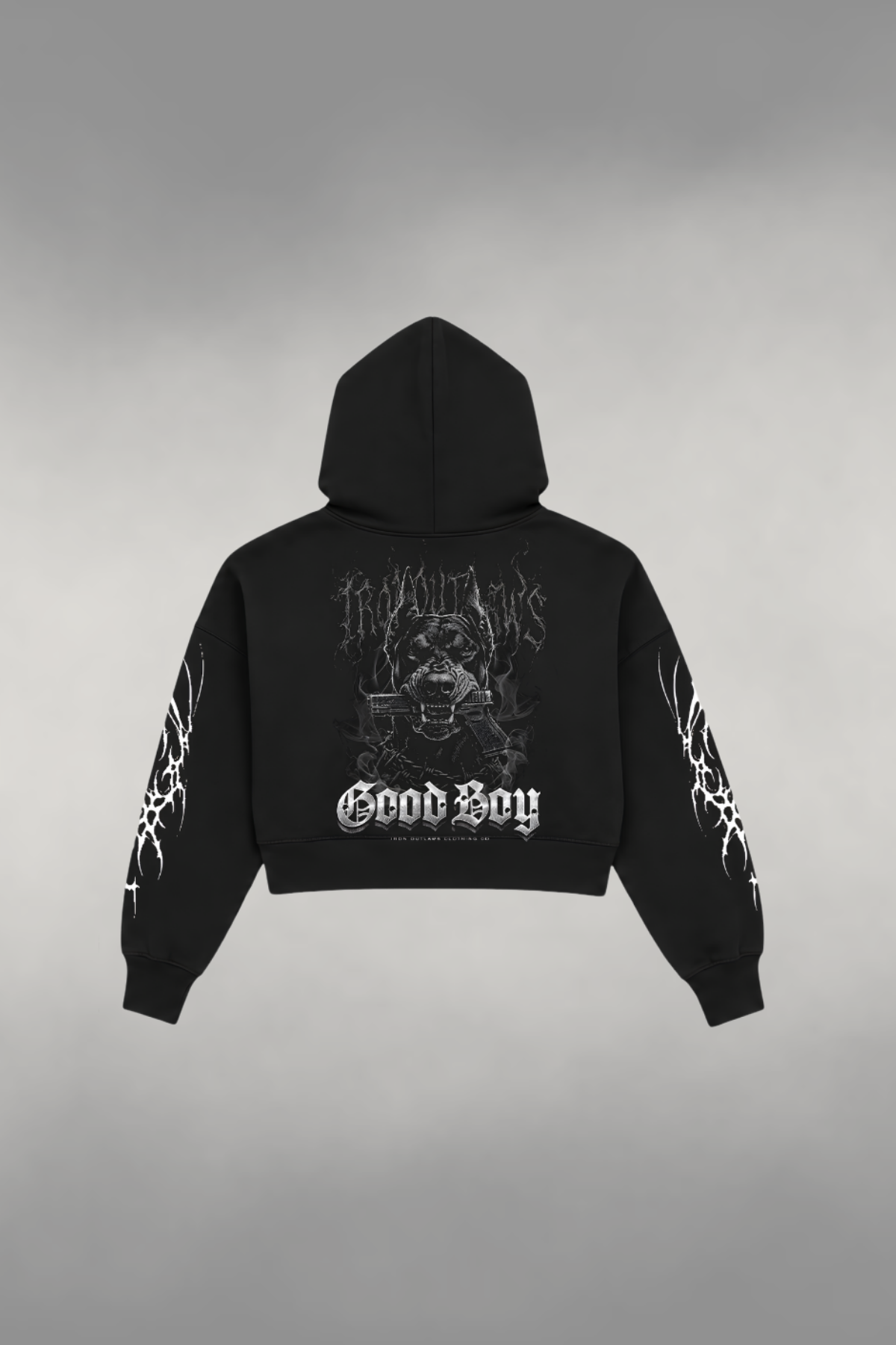 Good Boy Crop Hoodie