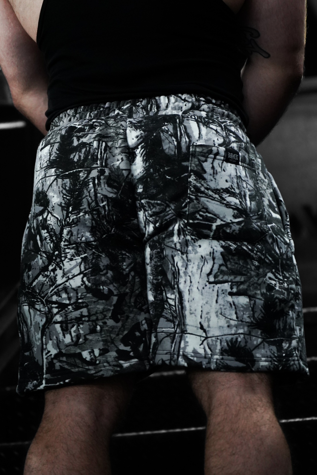 Heavyweight Shorts White Camouflage