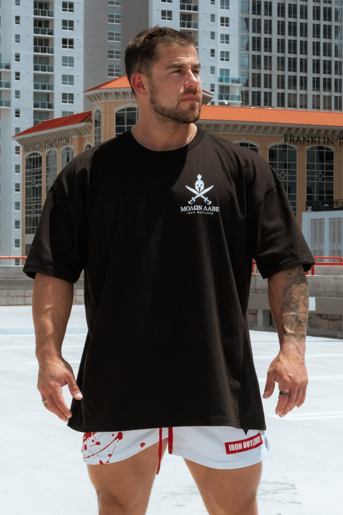 Molon Labe Oversized Tee