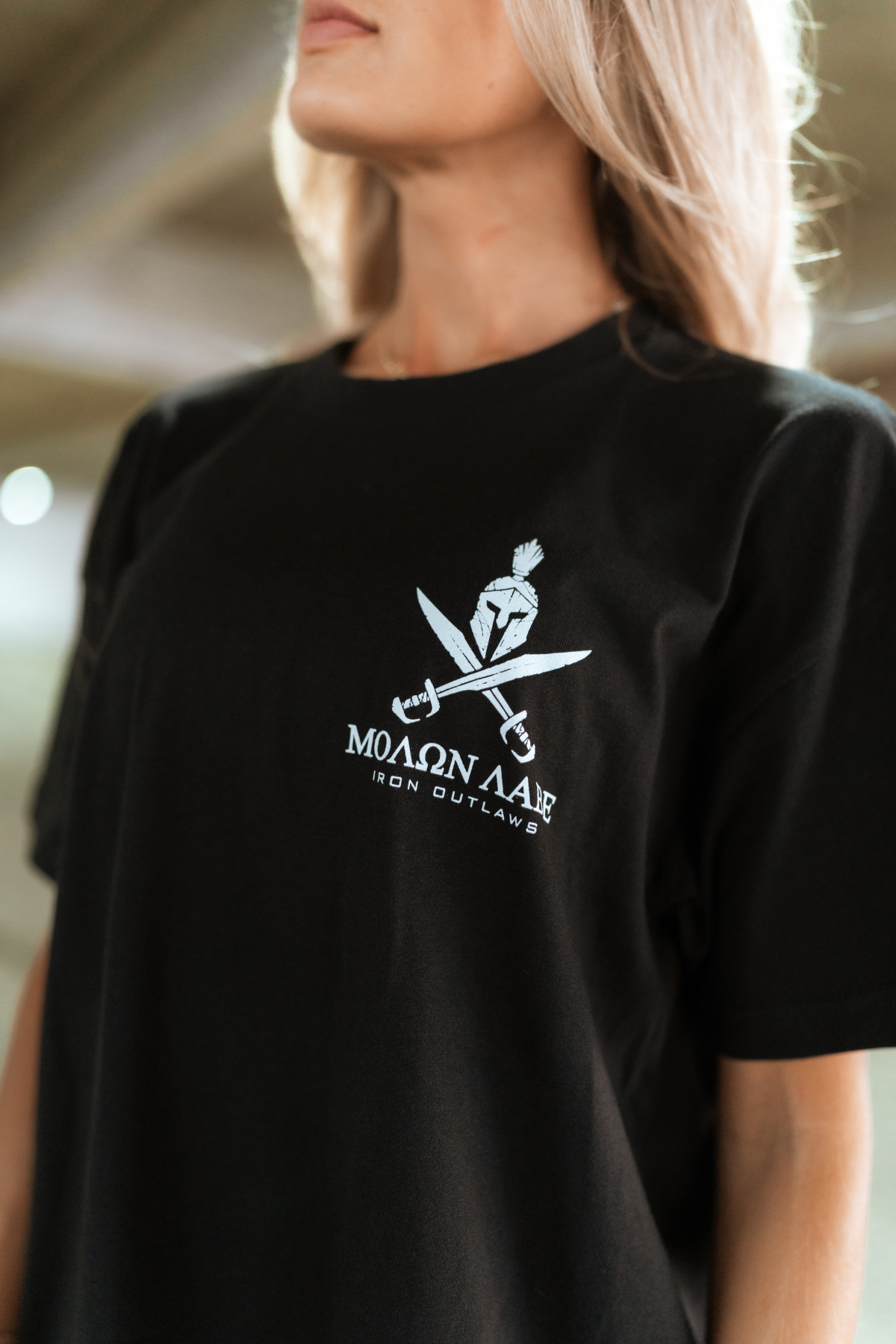 Molon Labe Oversized Tee