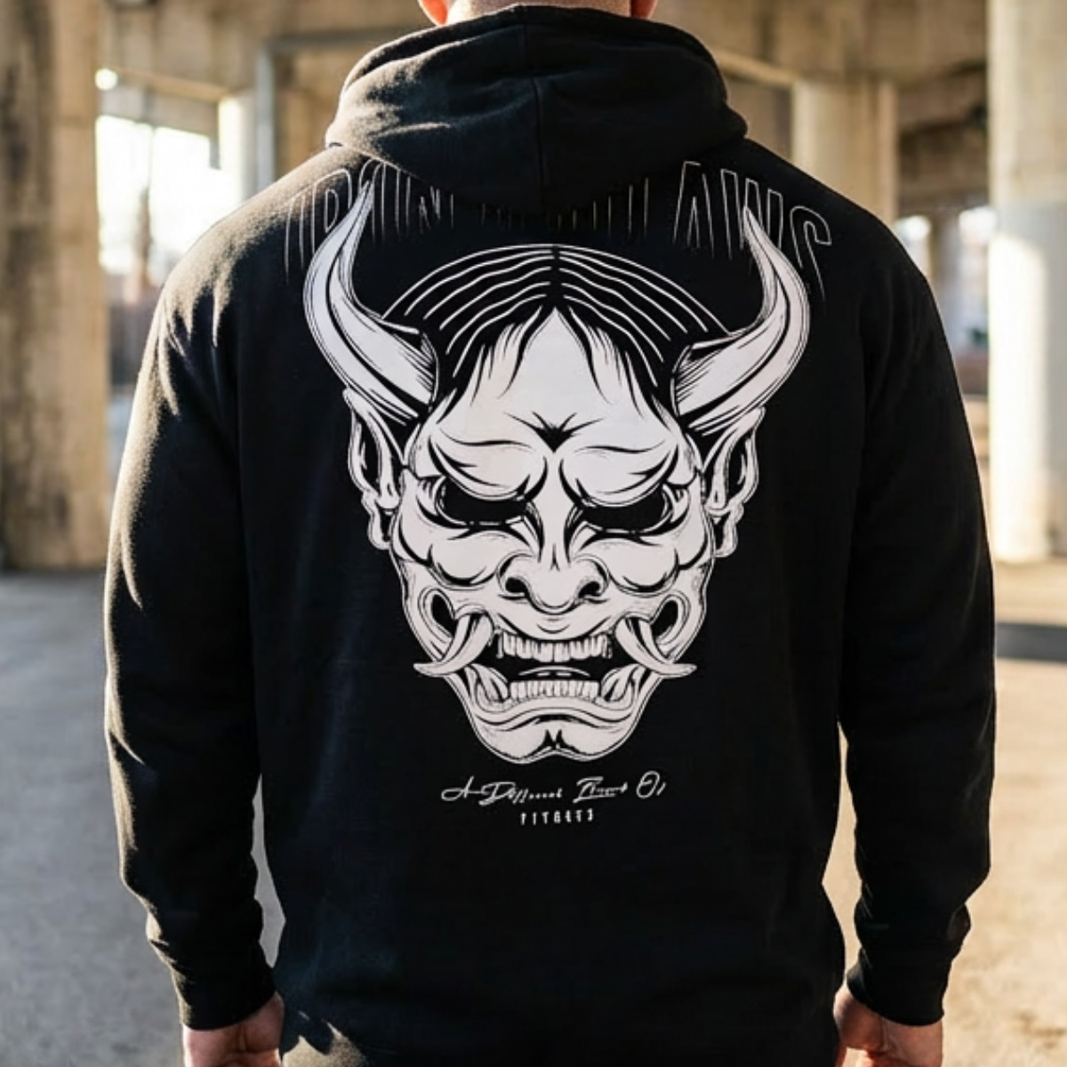 Oni Mask Heavyweight Hoodie