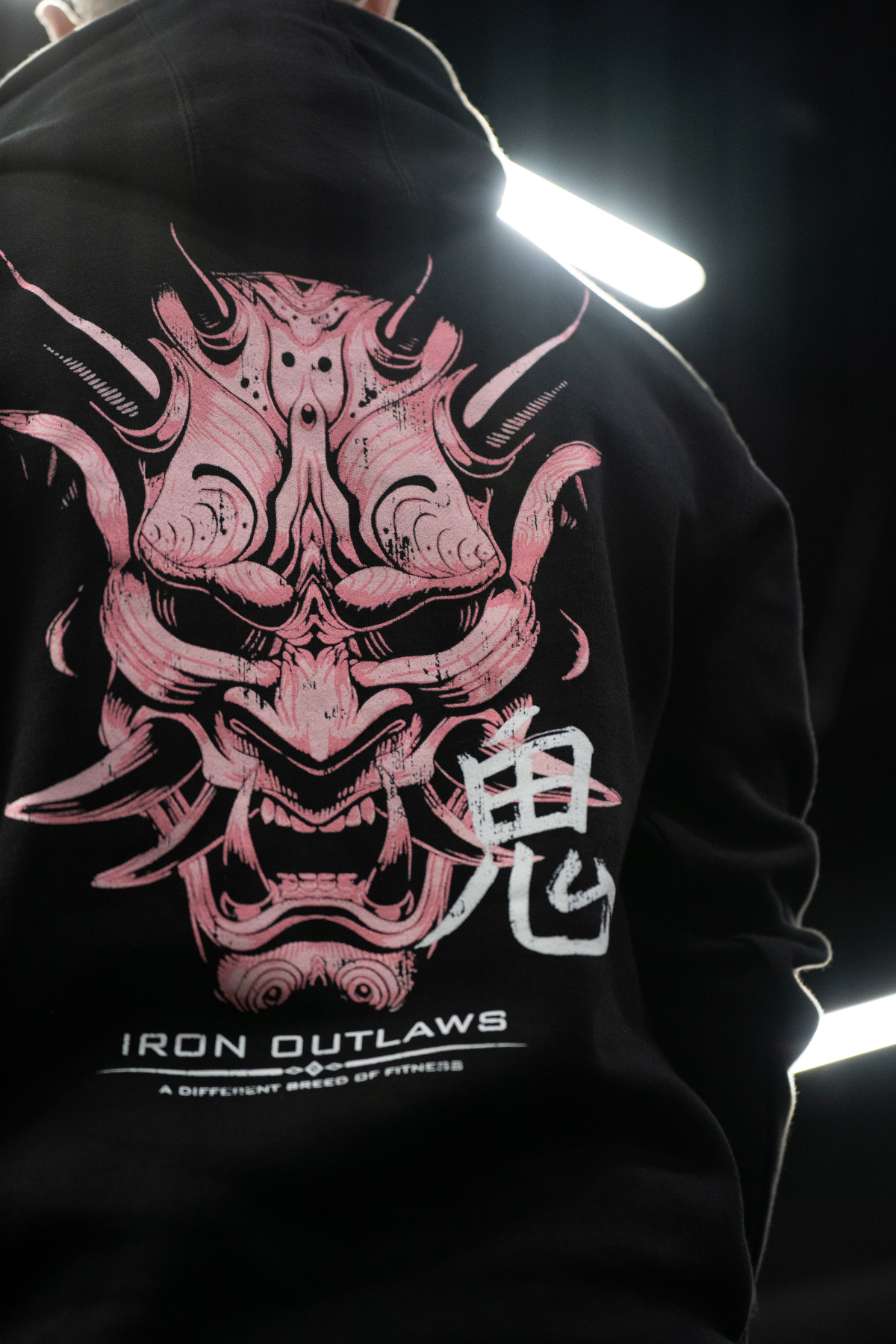 Pink Oni Midweight Hoodie