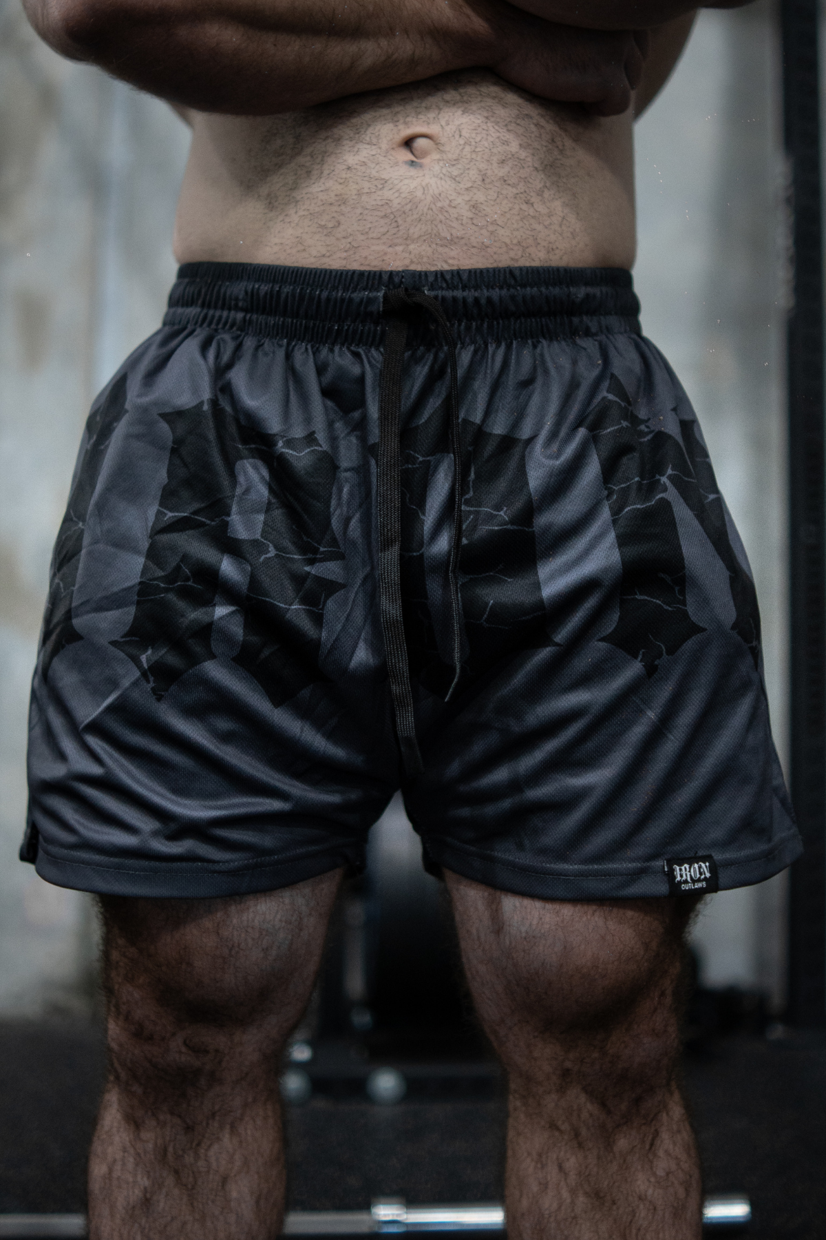 Iron Family Mesh Shorts Grey