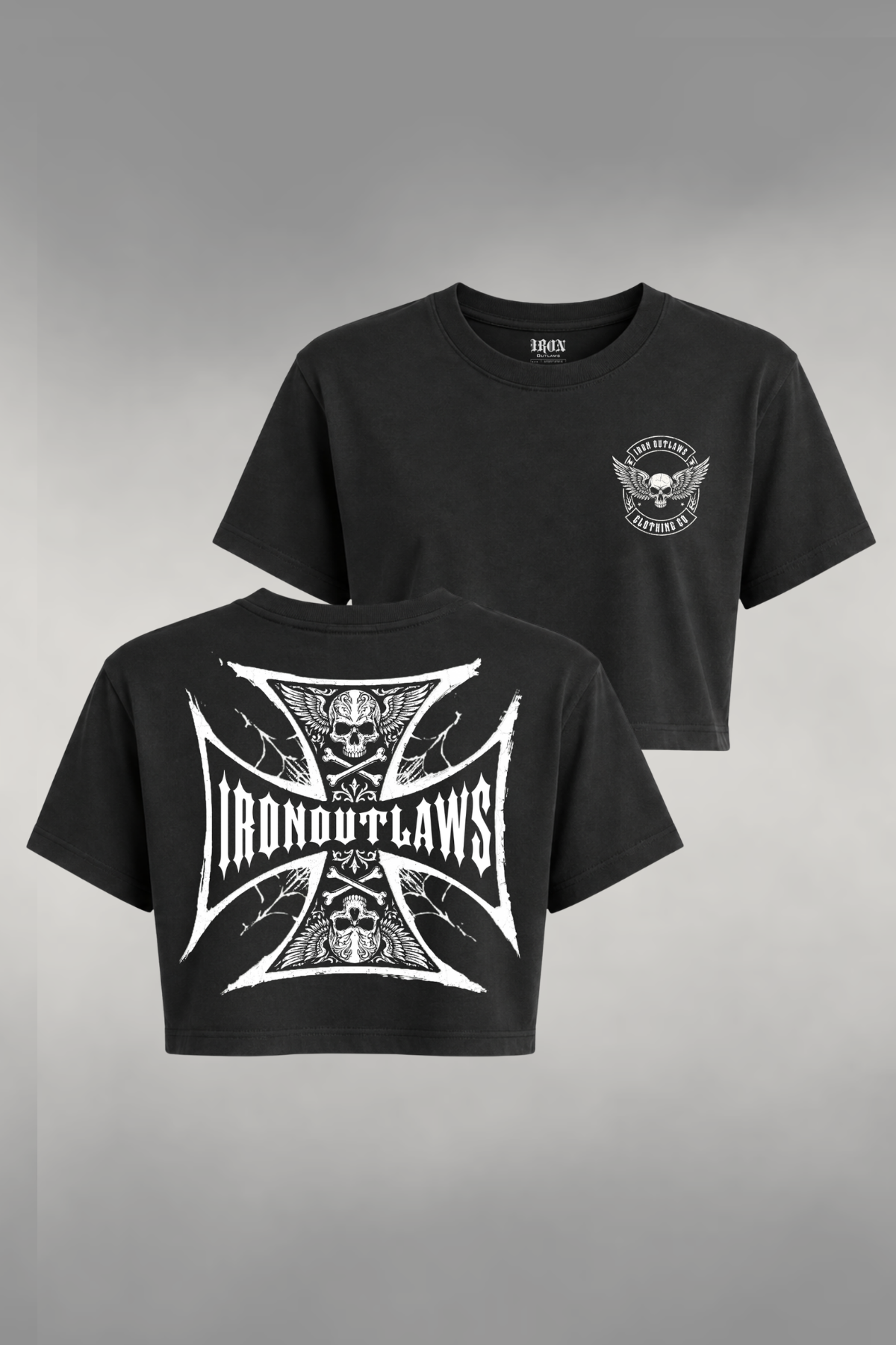 Iron Cross Crop Top