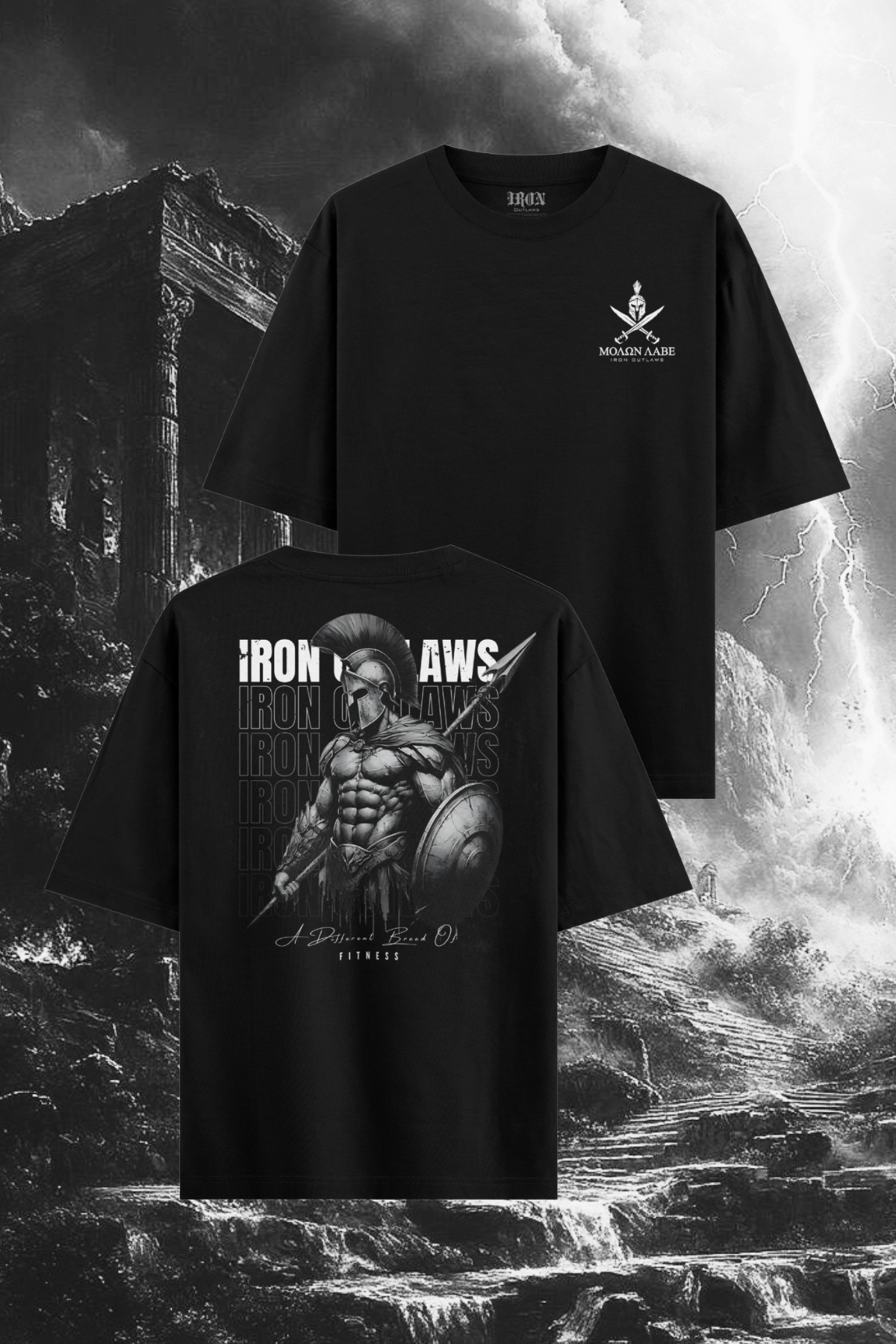 Molon Labe Oversized Tee