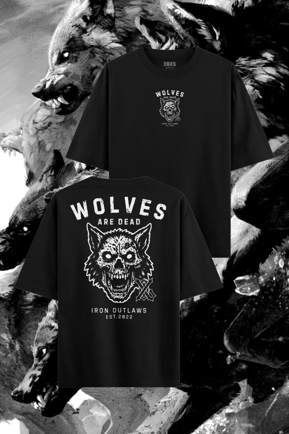 Wolves Are Dead Oversized Tee V2