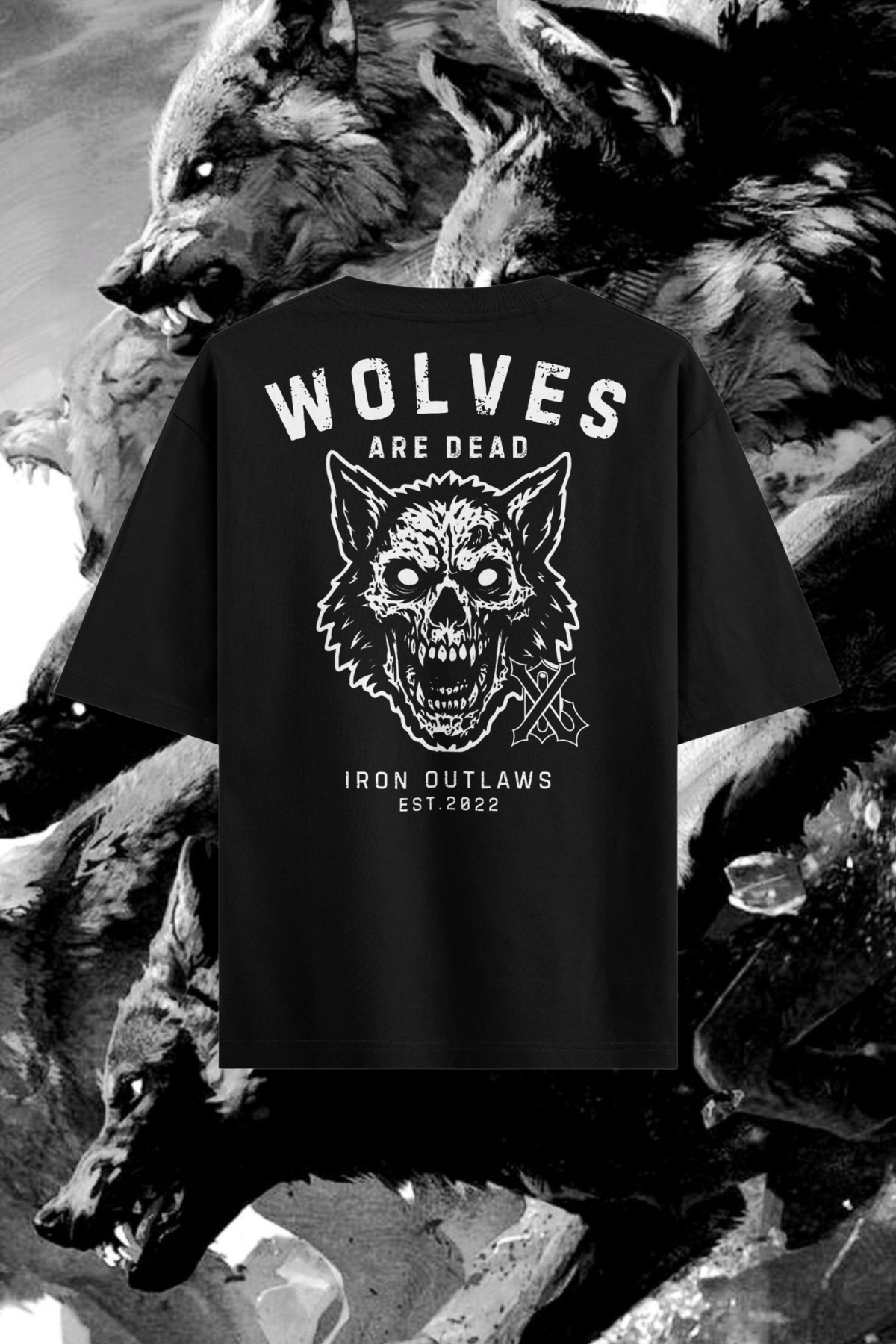 Wolves Are Dead Oversized Tee V2