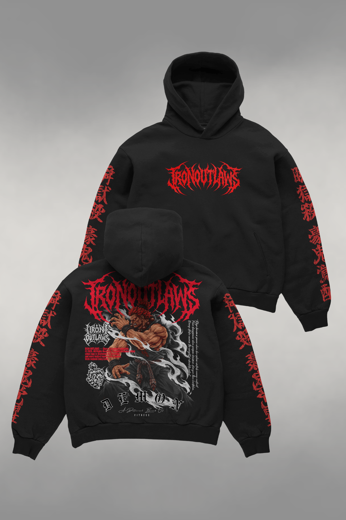 Raging Akuma Oversized Hoodie