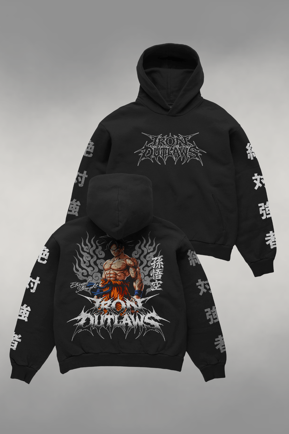 Iron Goku Oversized Hoodie