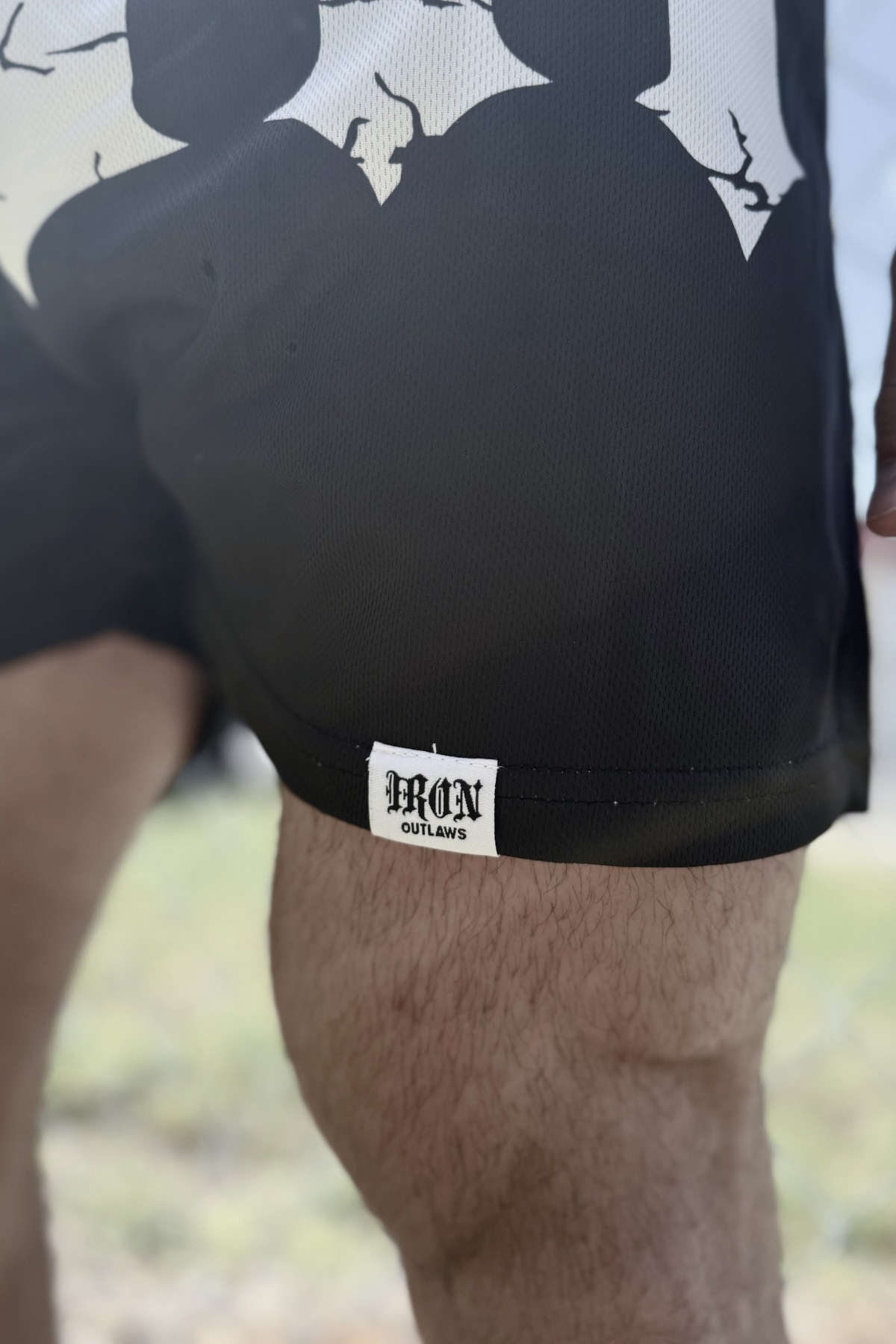 Iron Family Mesh Shorts Black