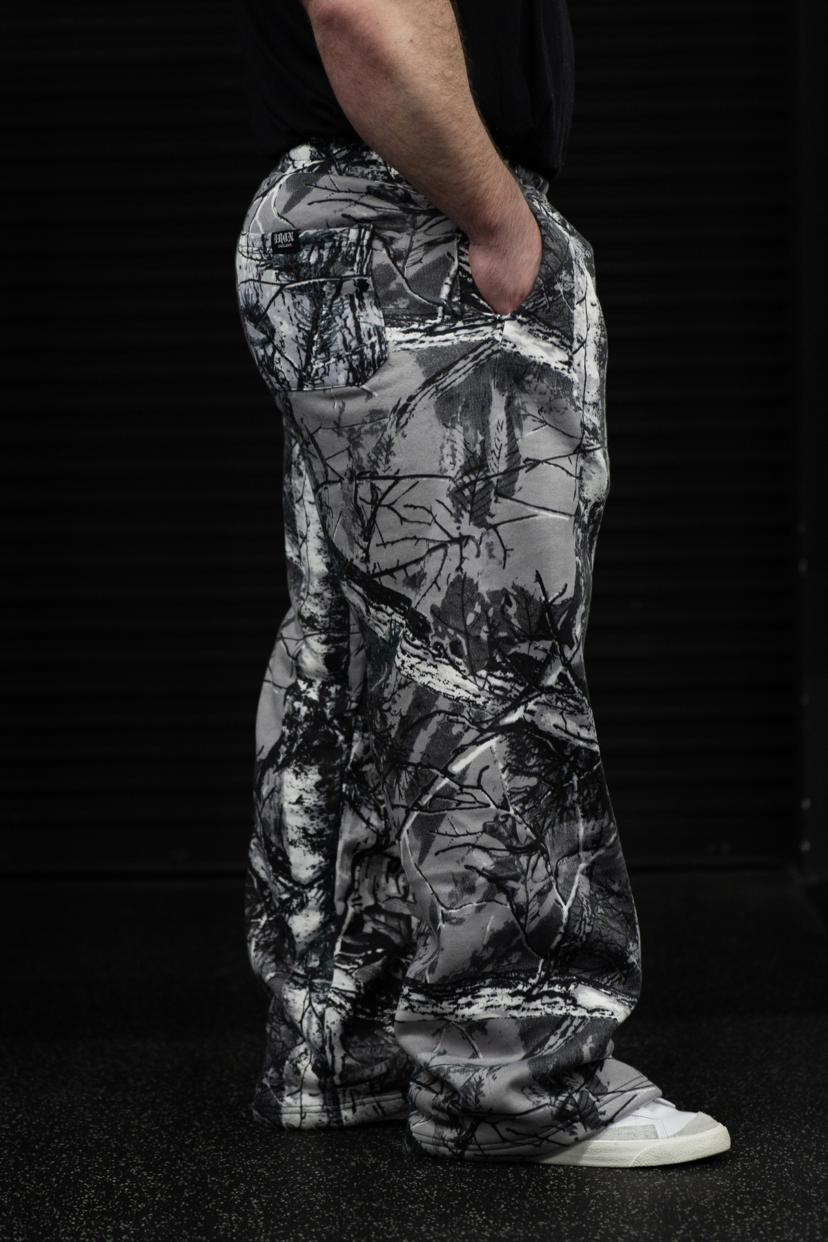 Heavyweight Sweatpants White Camouflage