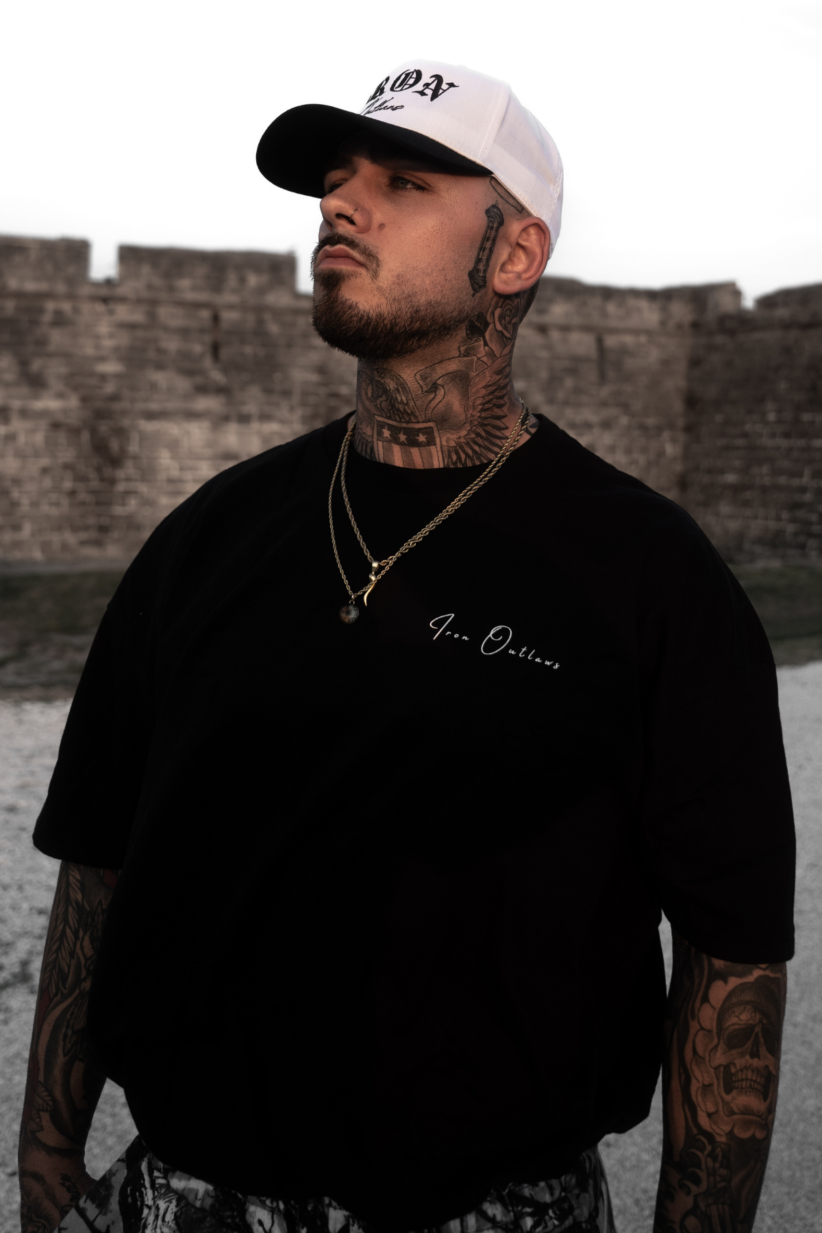 Oni Mask Oversized Tee