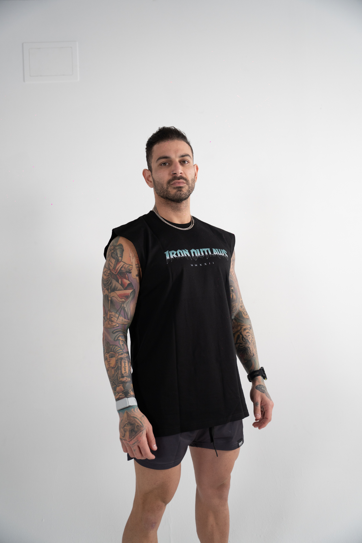 Iron Lightning Muscle Tee