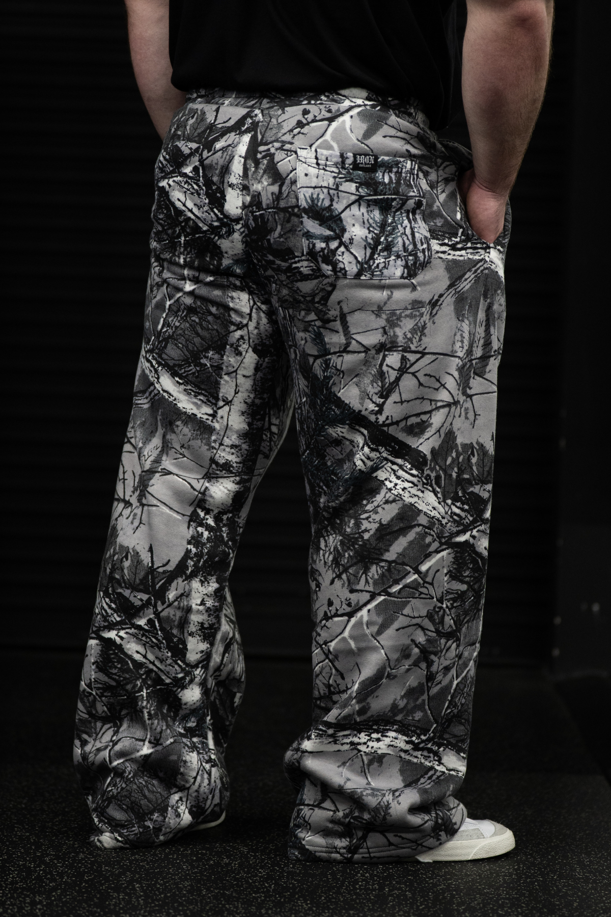 Heavyweight Sweatpants White Camouflage