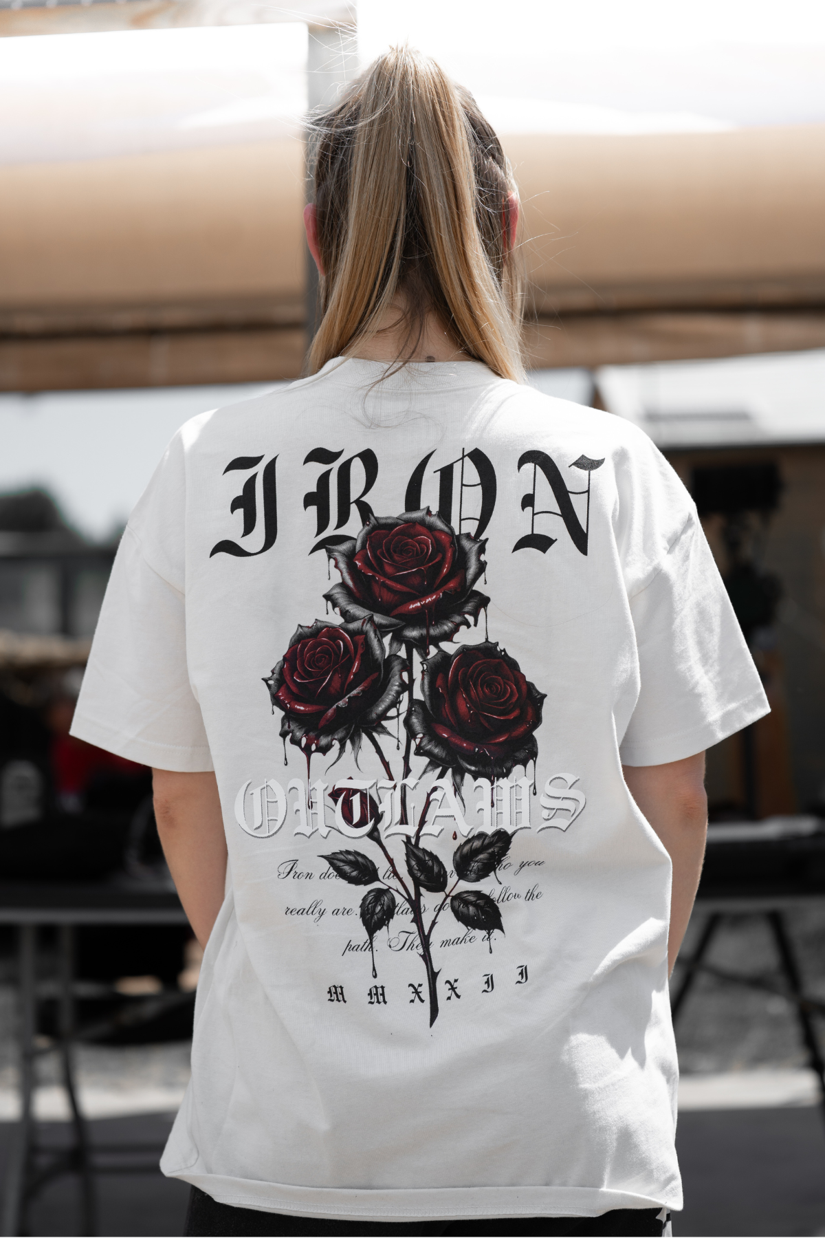 Iron Rose Oversized Tee