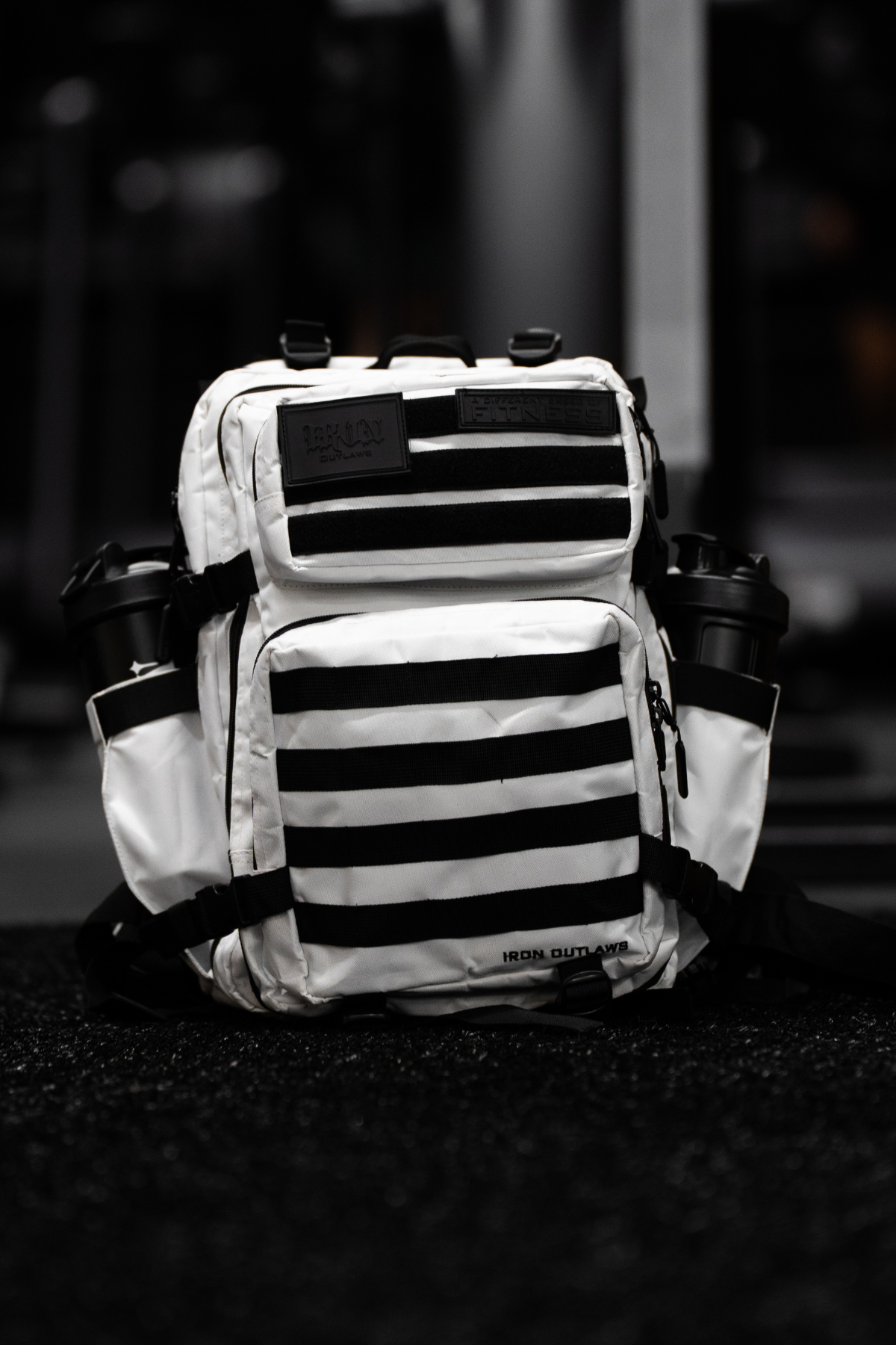35L Iron Backpack White