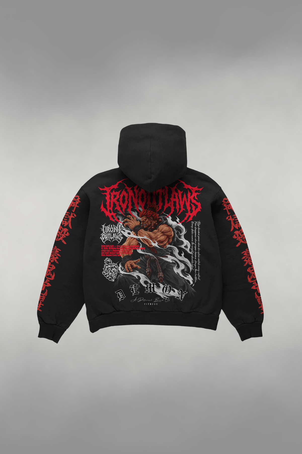 Raging Akuma Oversized Hoodie