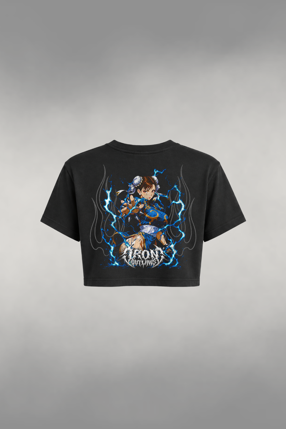 Blue Dragon Crop Top